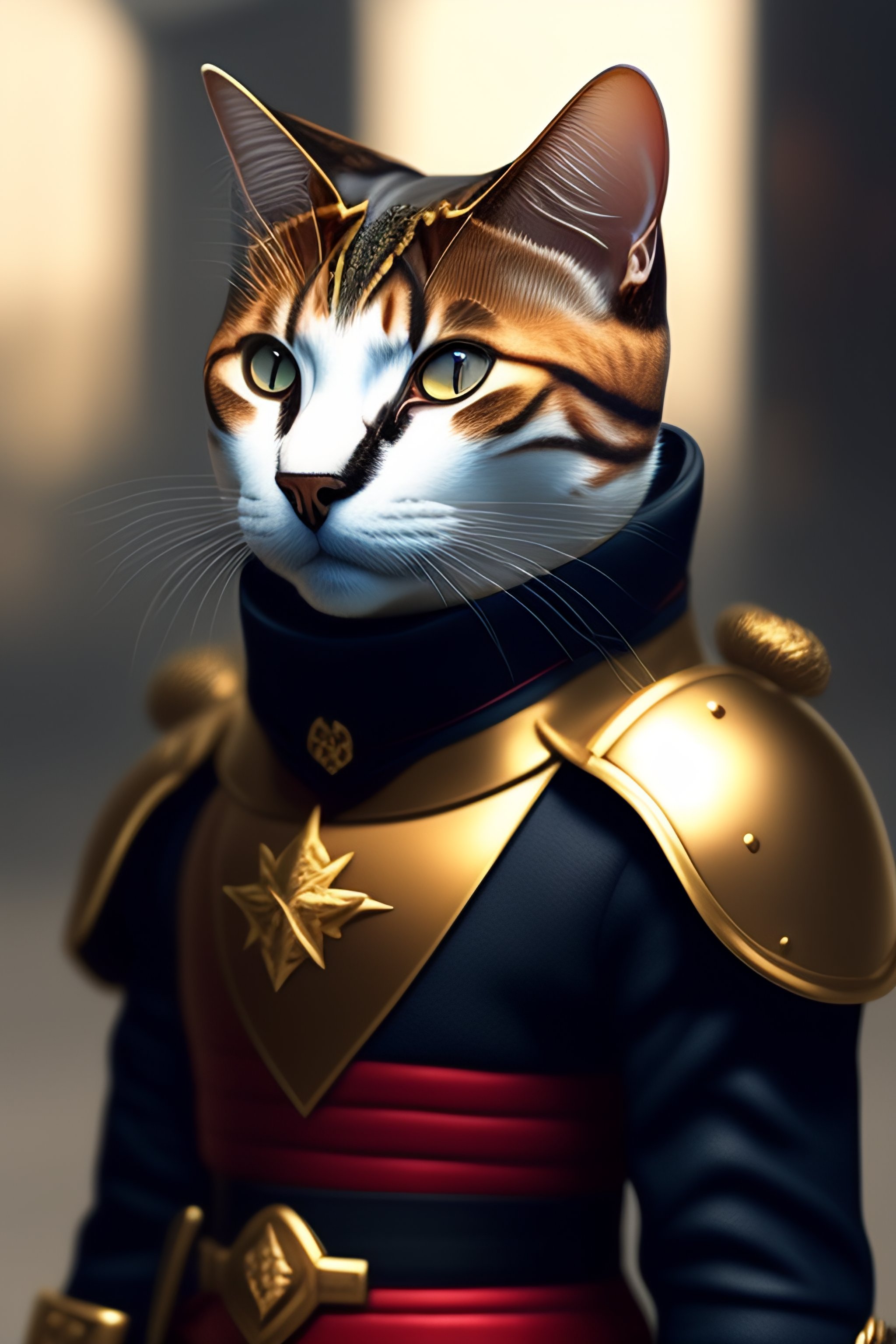 Lexica - A stylish cat soldier