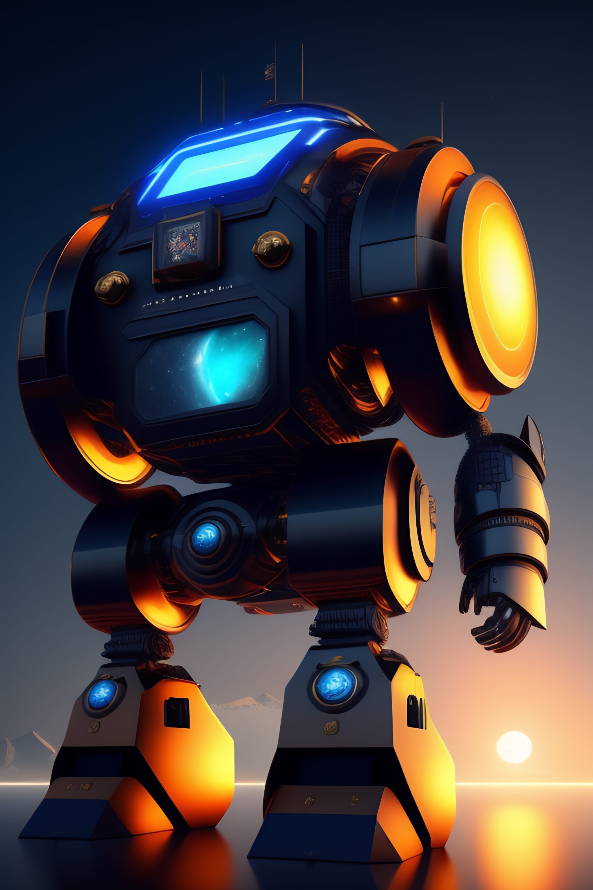 Lexica - Robotics, adaptative, Interestellar, unreal engine, ROBOT ...