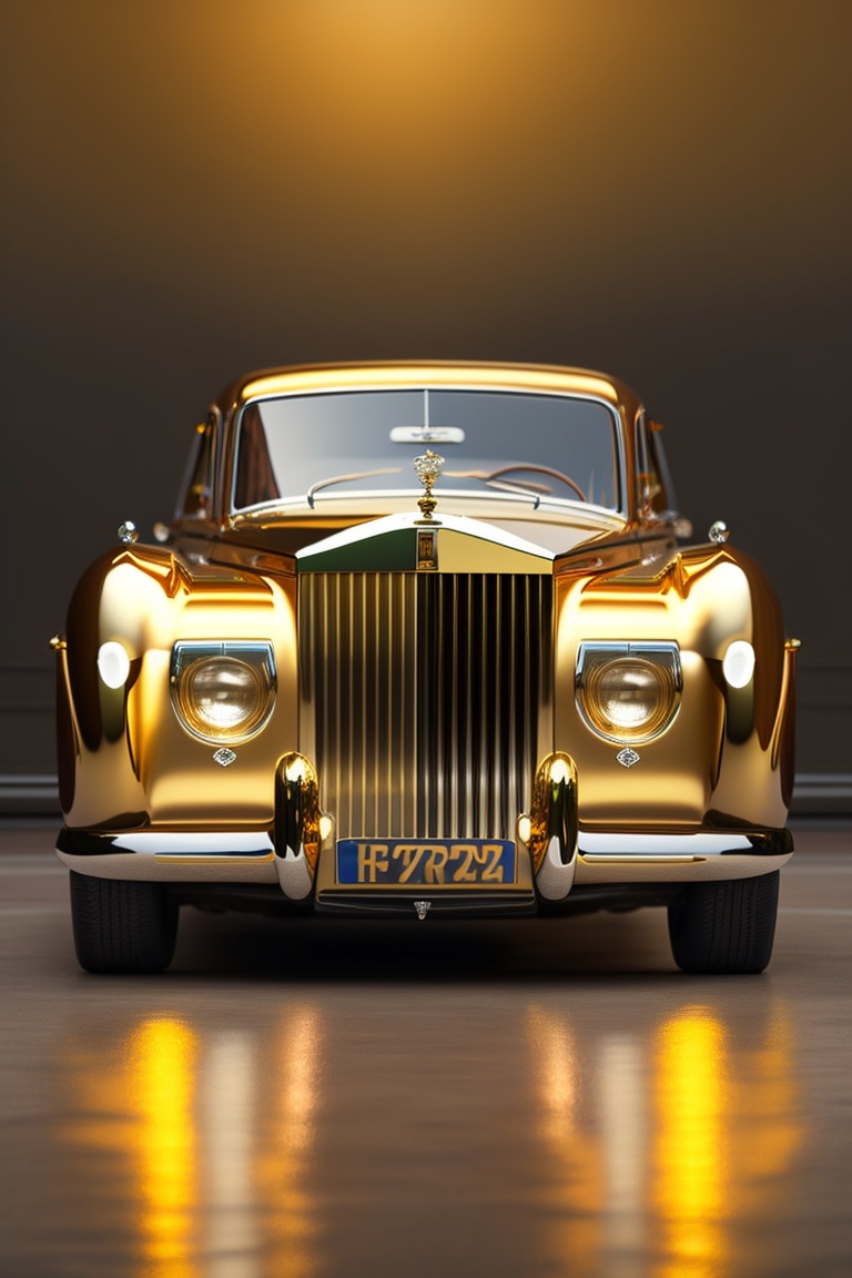 Lexica - A Gold rolls Royce,cool,golden