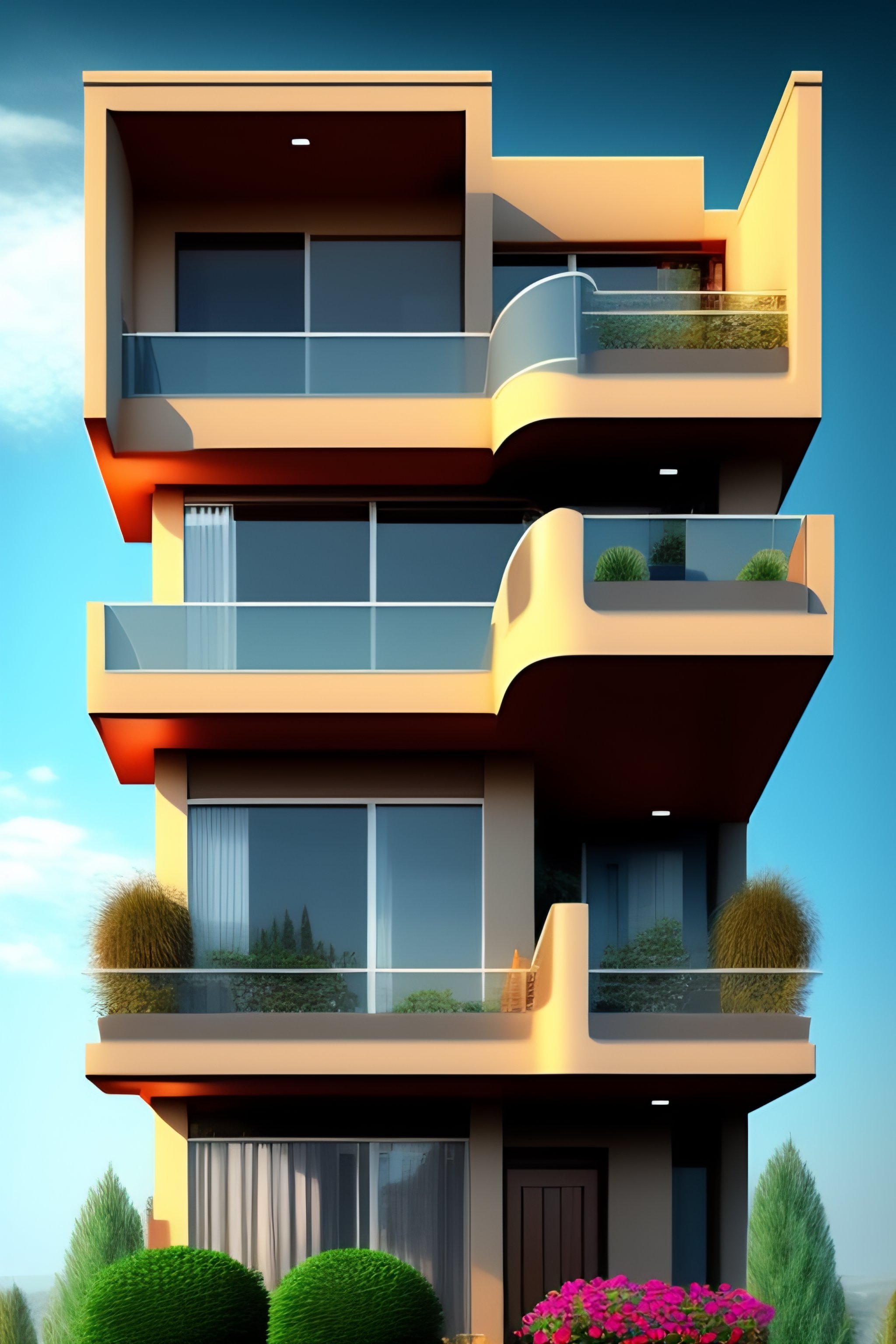 Lexica - Create a house with good balcony
