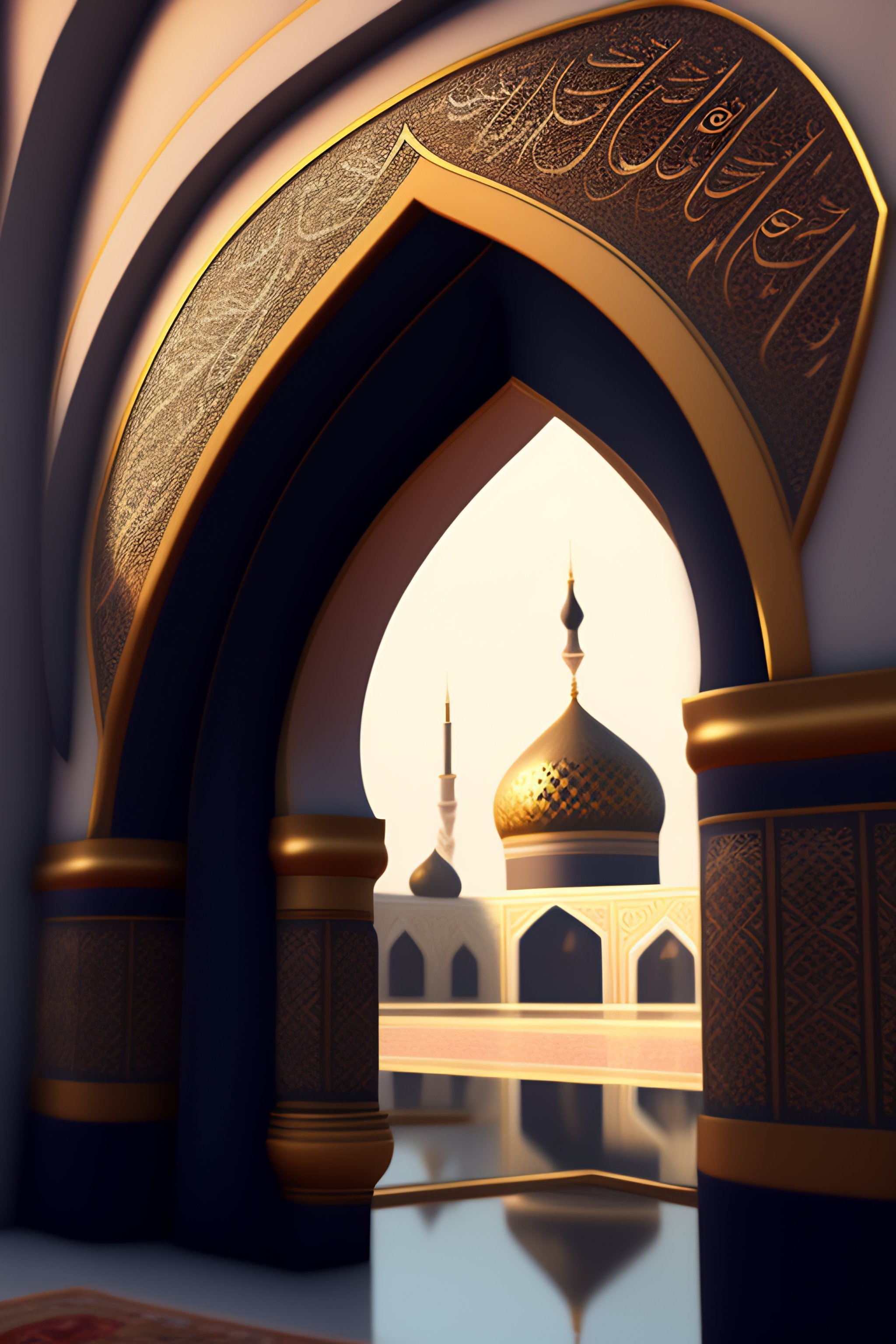 Lexica - Islamic designs in Arabic letters, Unreal Engine, 4K, prefect ...