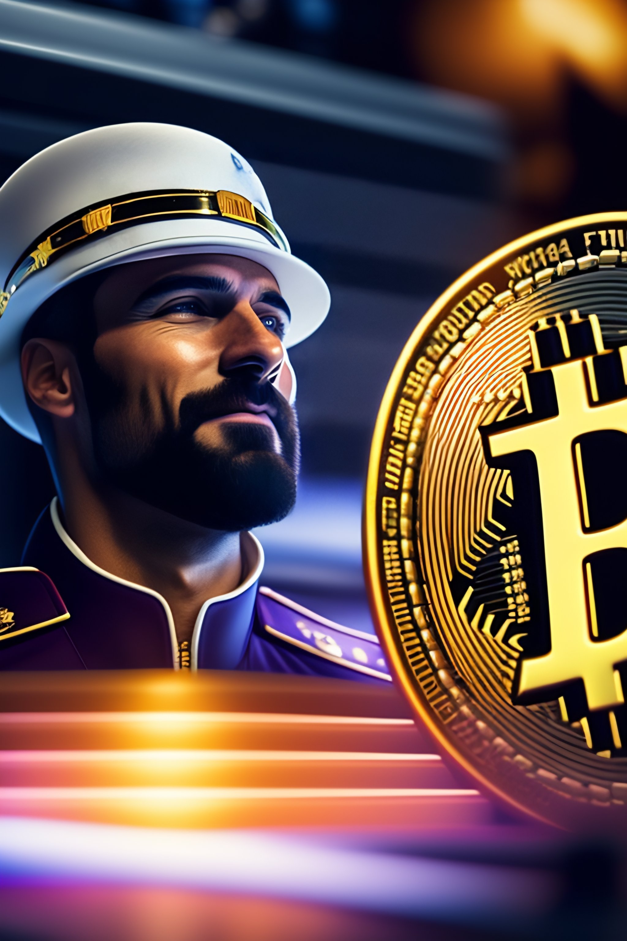 Lexica - Capitan, bitcoin, comic, futuro,