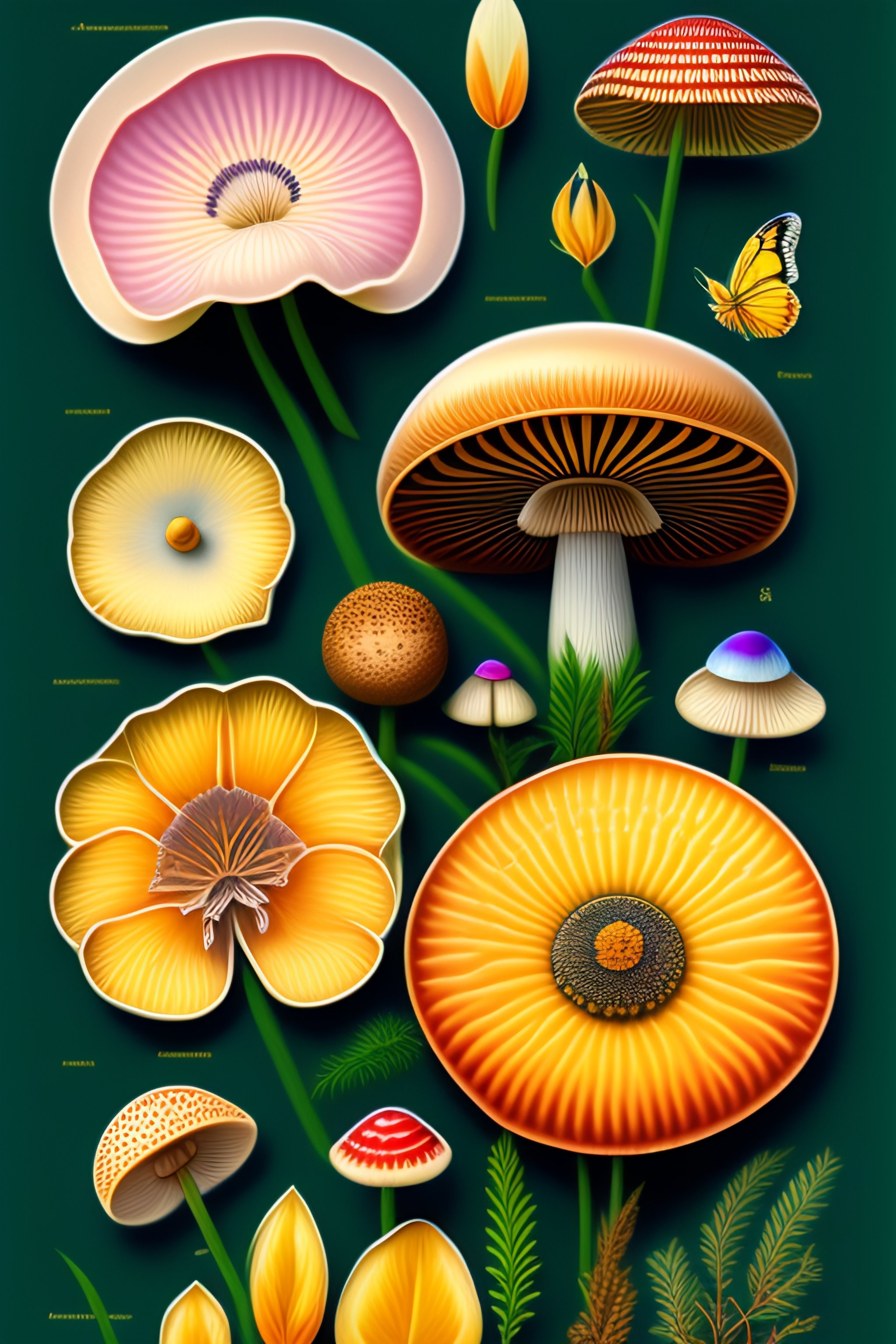 Botanica Flutter Mushroom main image 1