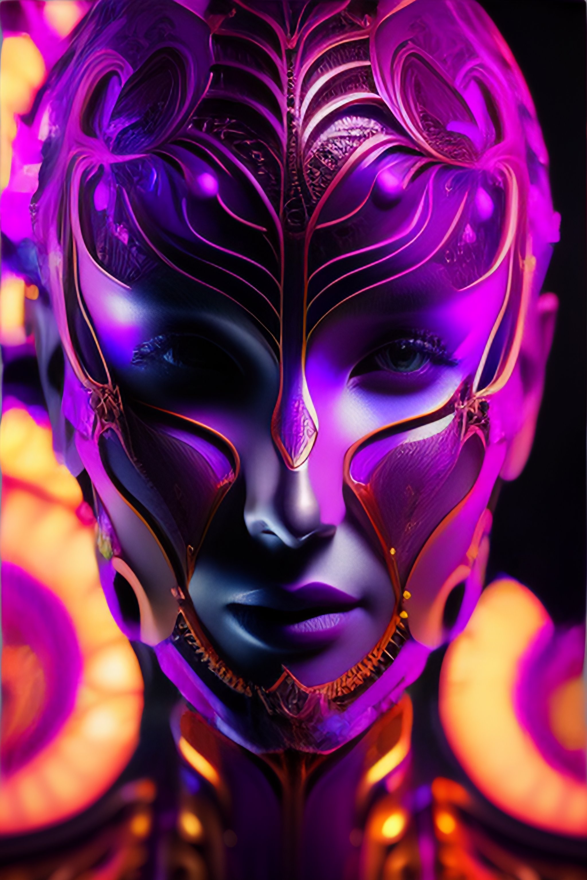 Lexica - Complex 3d render ultra detailed of a beautiful glass profile ...