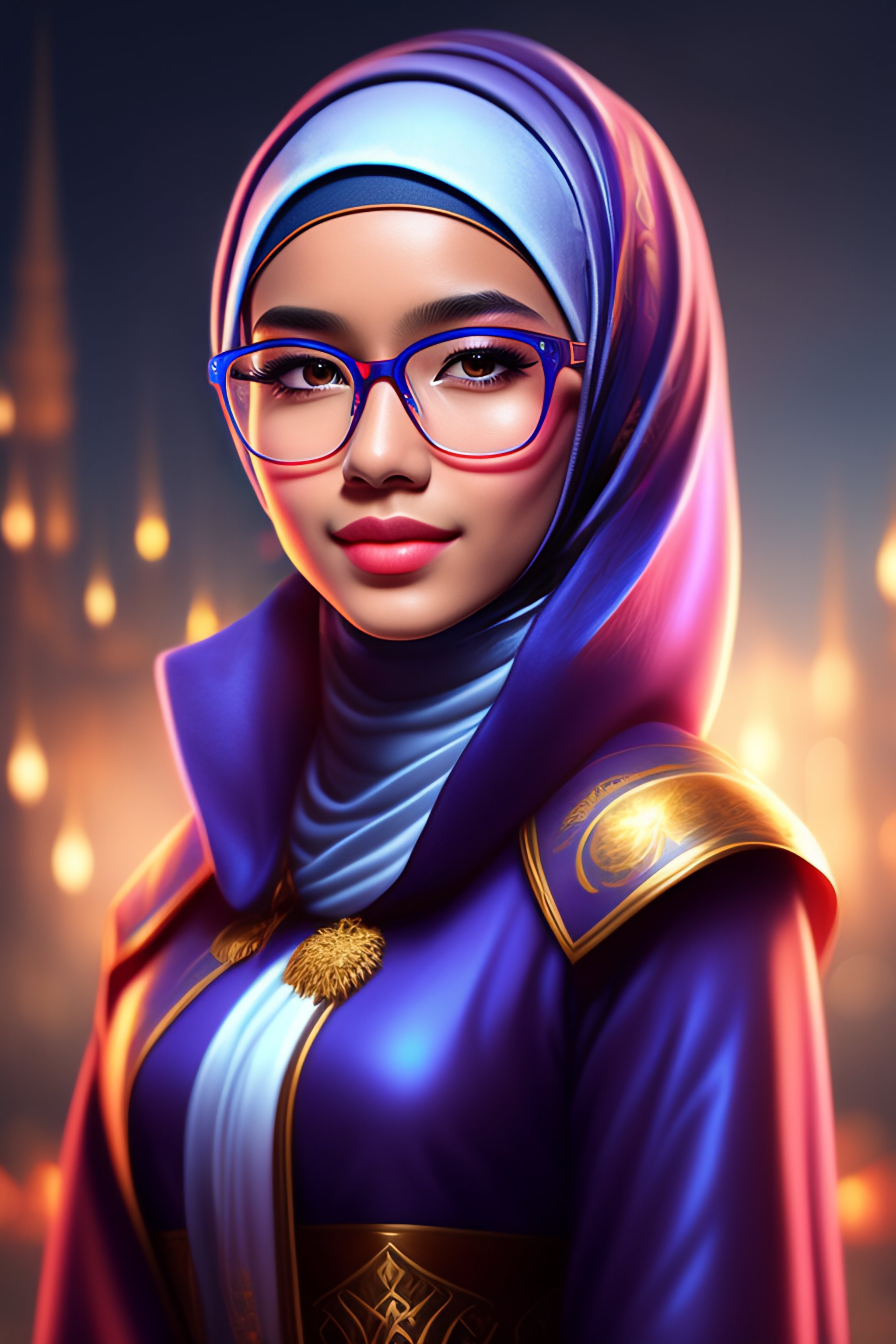 How to wear glasses cheap with hijab