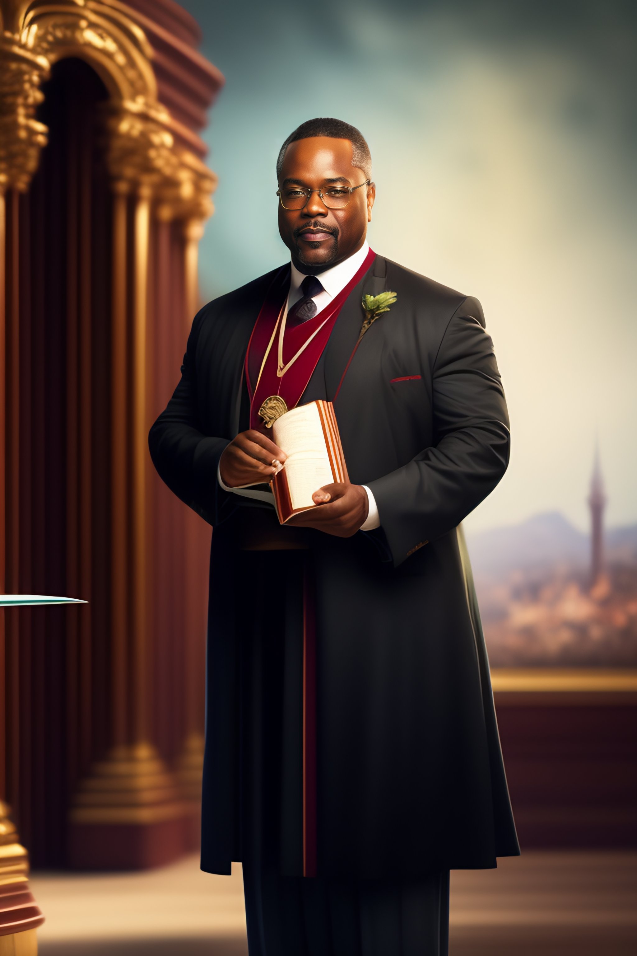 Lexica - Reverend with book in hand