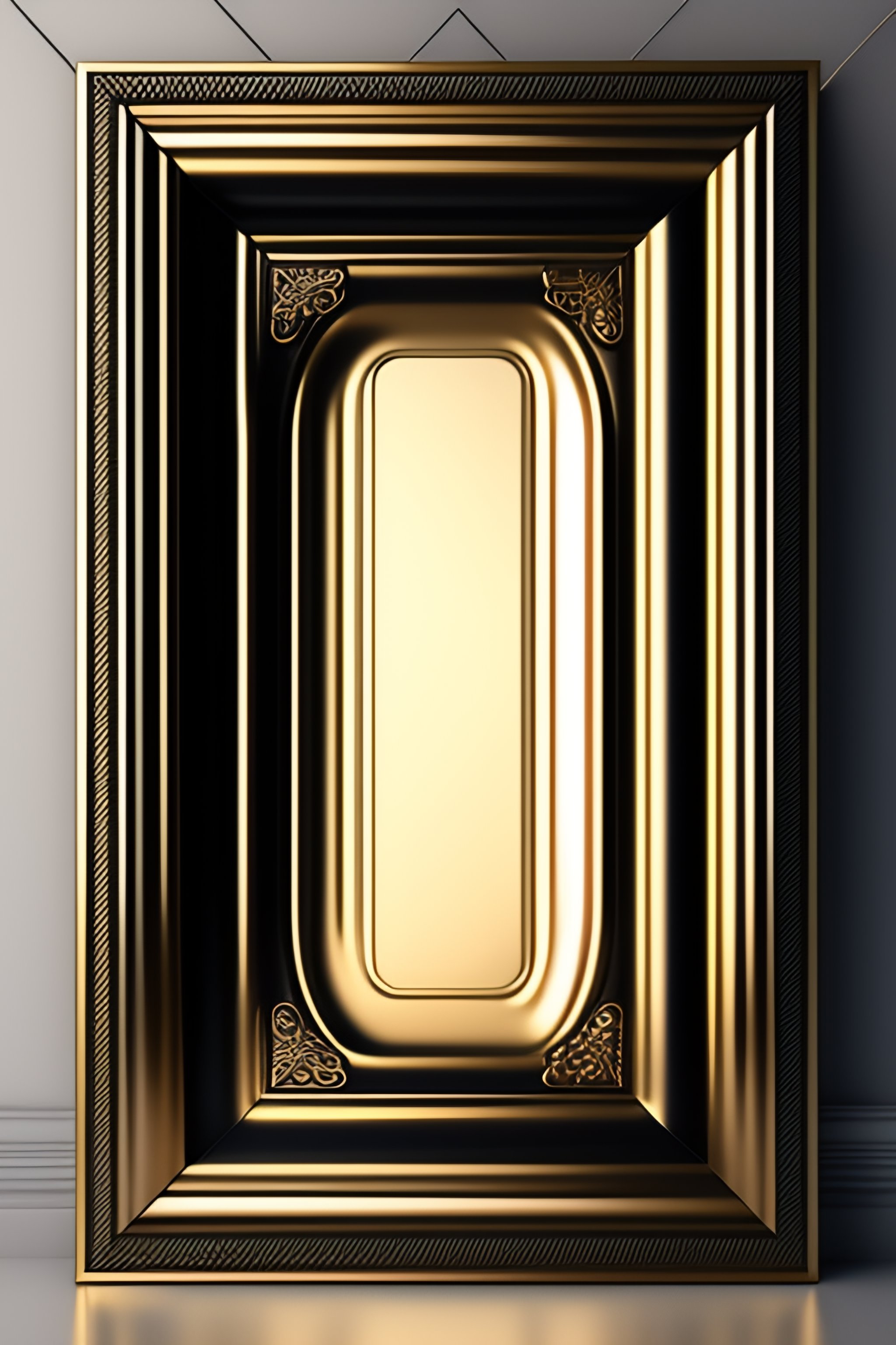 Lexica - Metallic ornamental frame