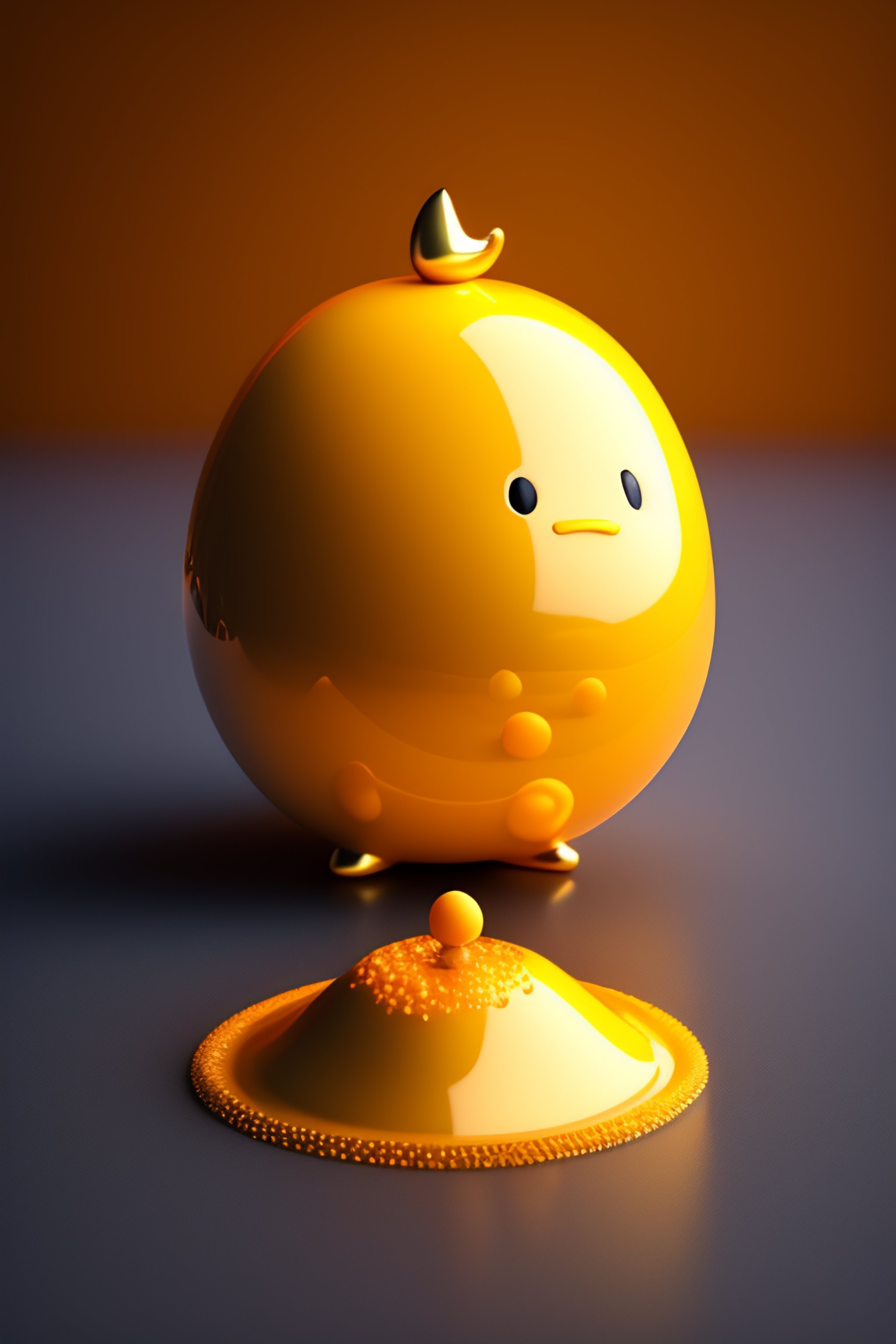 Lexica - 3d render of gudetama
