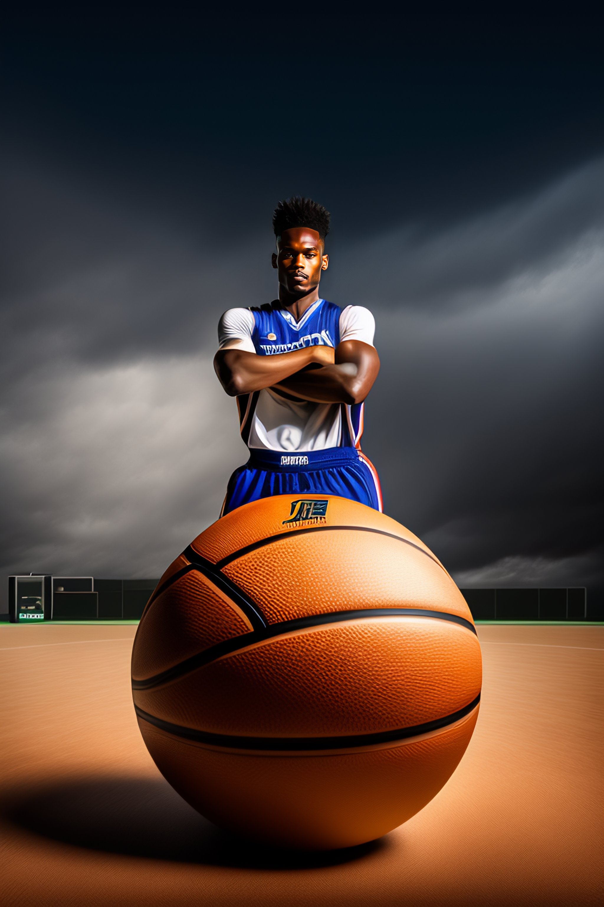 Lexica A seal basketball player