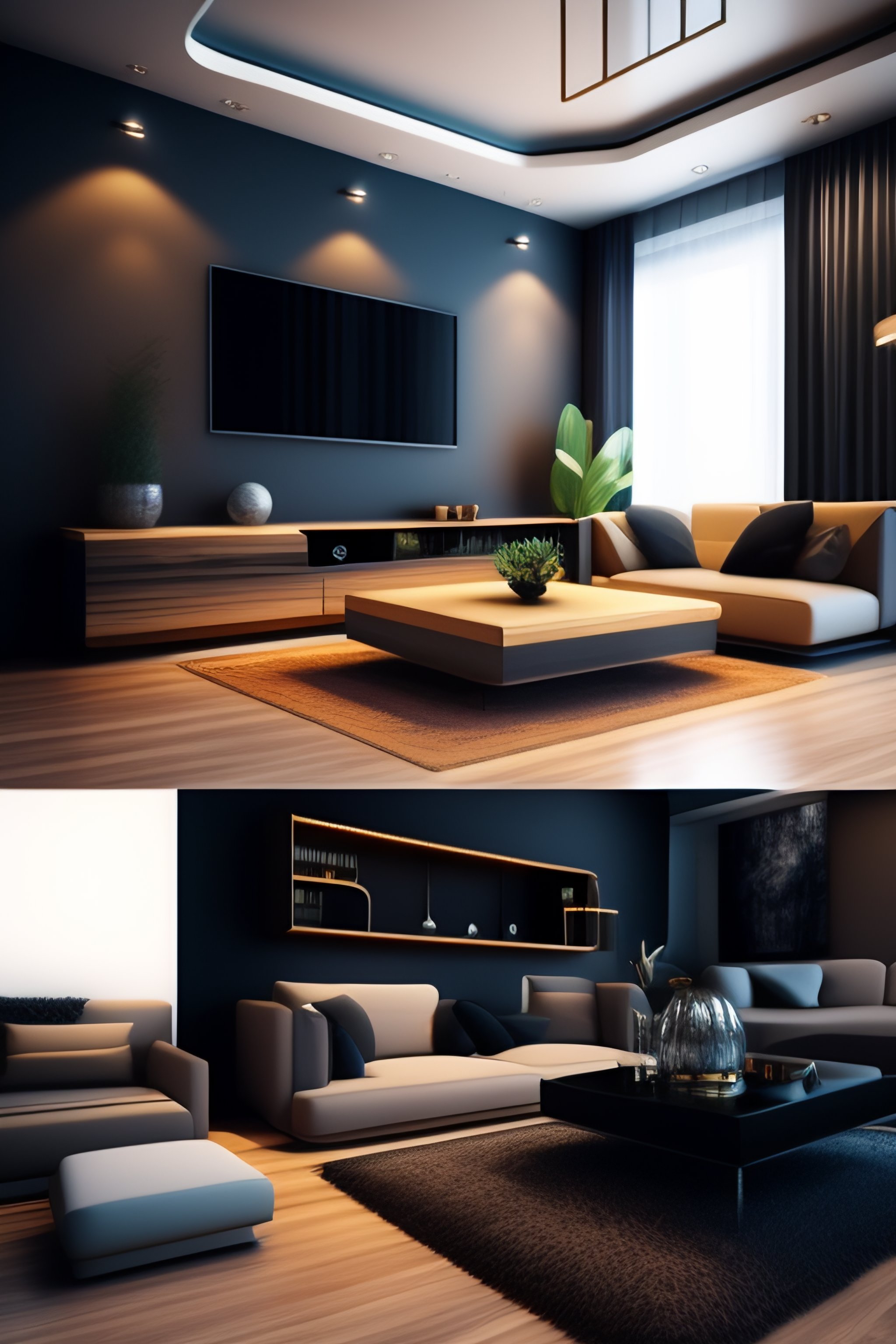 Lexica - Image of living room setup