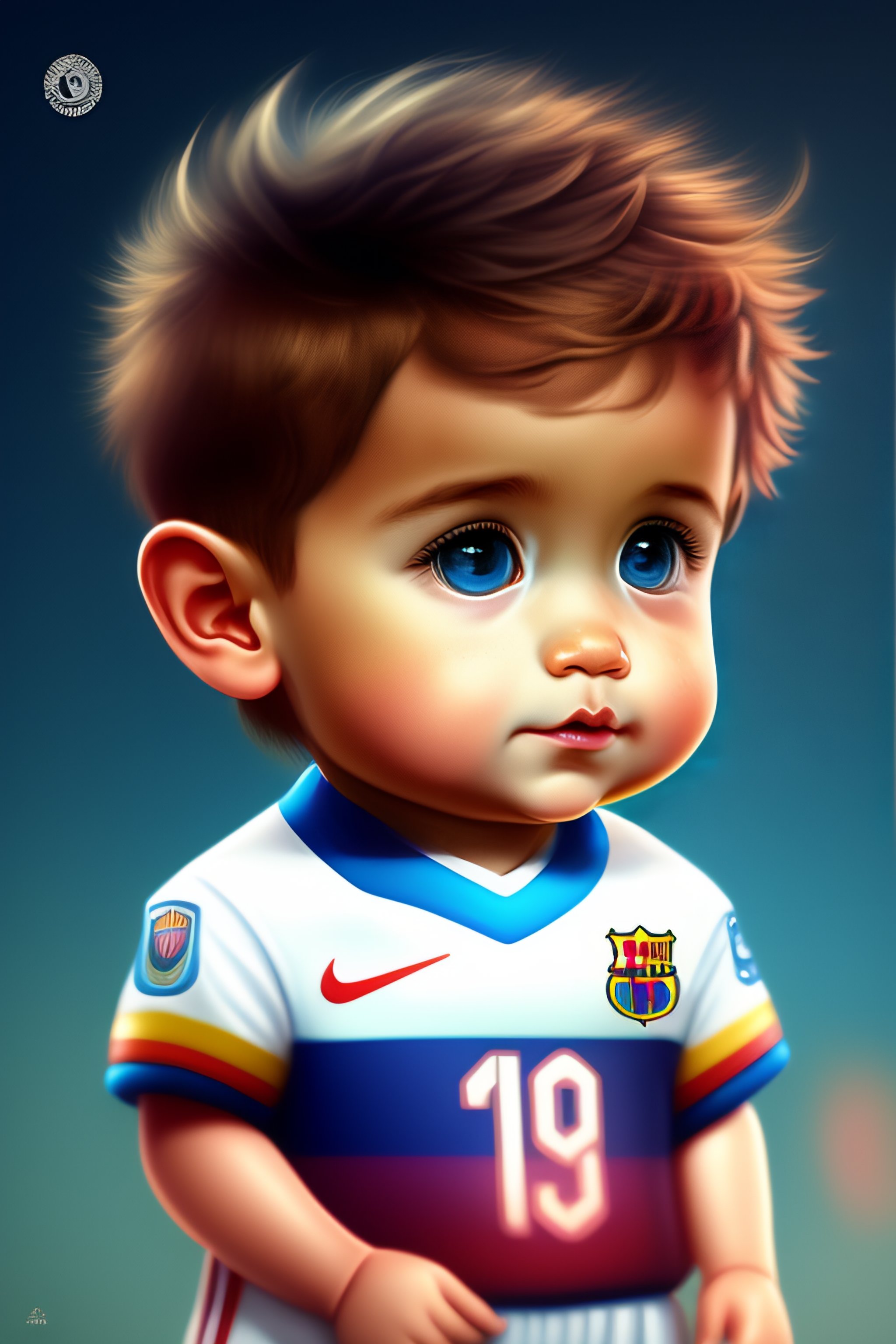 Lionel messi as an infant