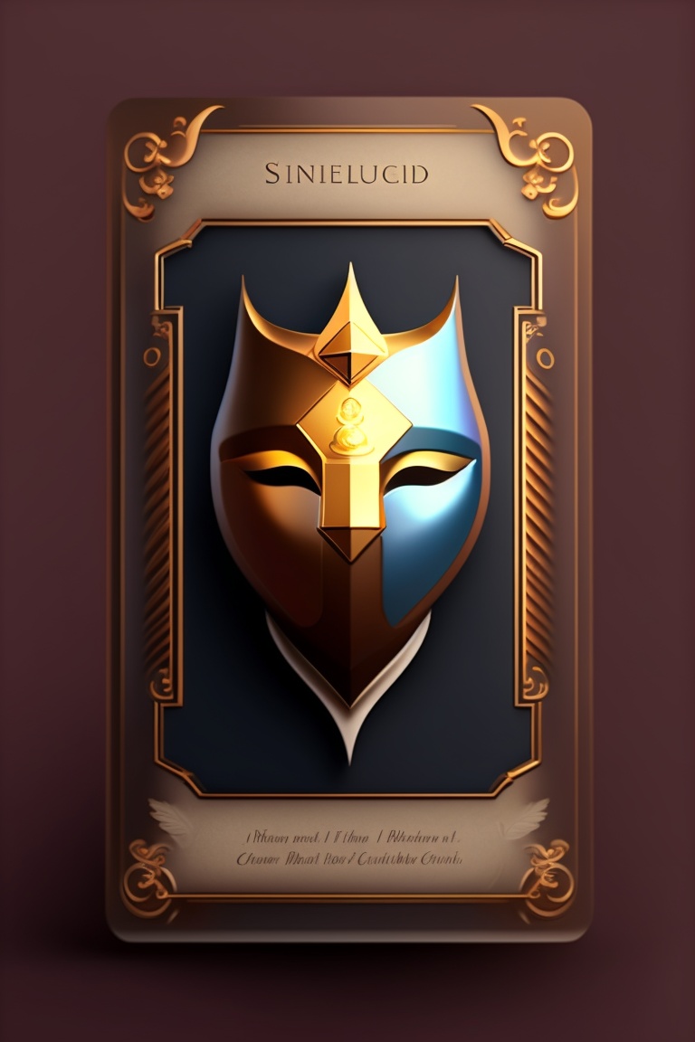 Lexica - Illustration of Mask of Deception, a card that player can use ...