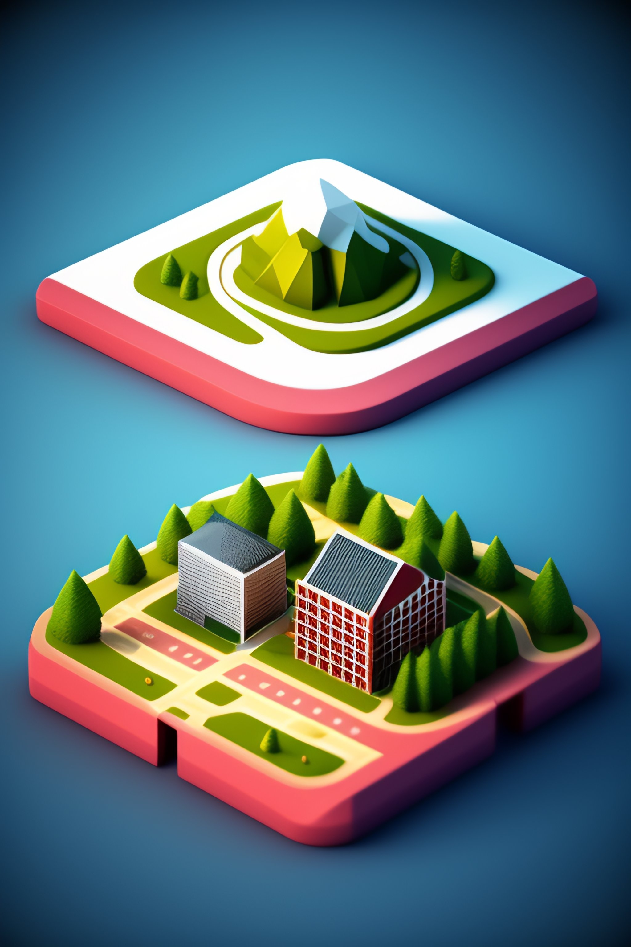 Lexica - Tv news forum 3d modeling low poly