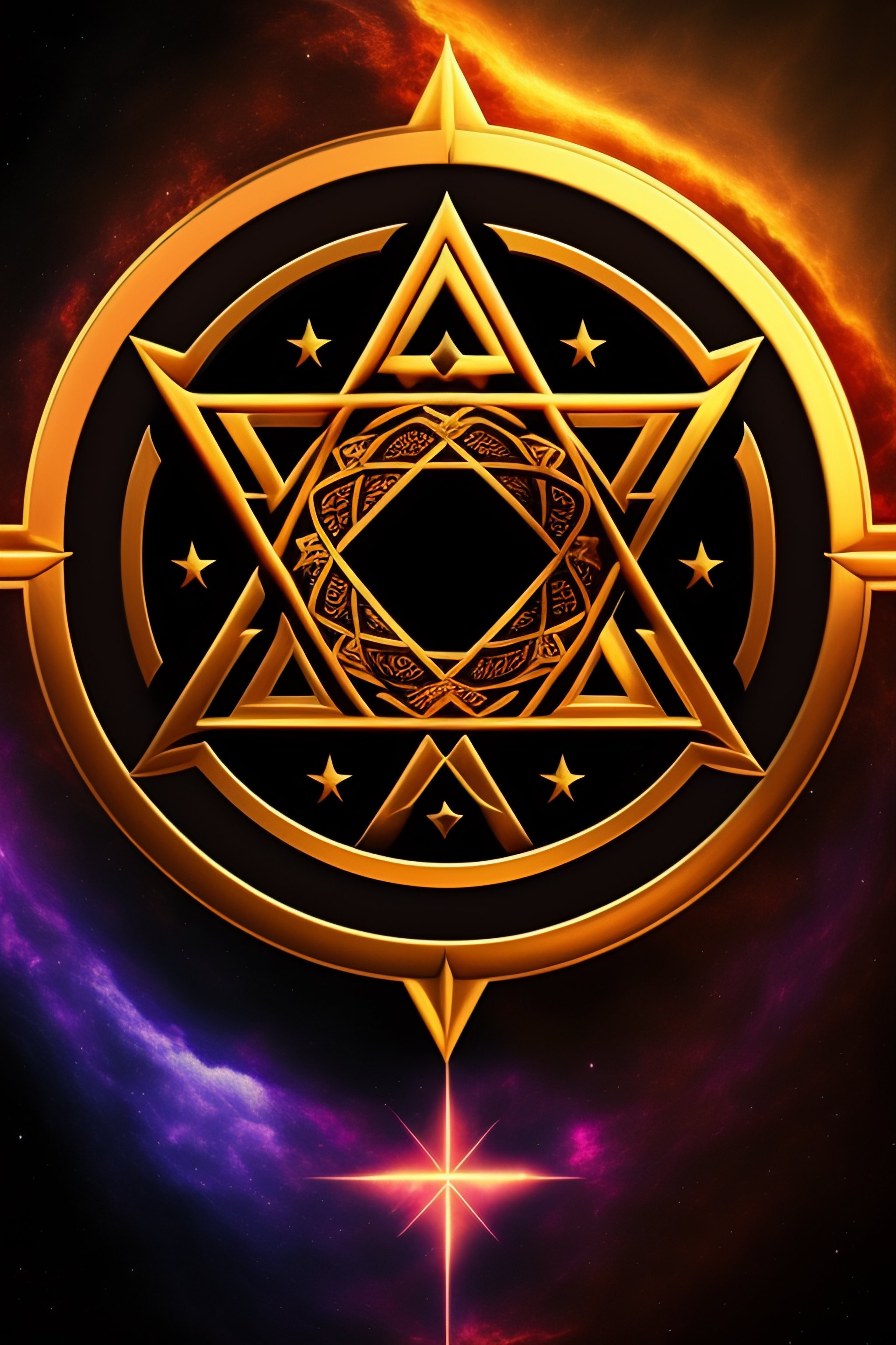 Lexica - Unicursal hexagram thelema wallpaper