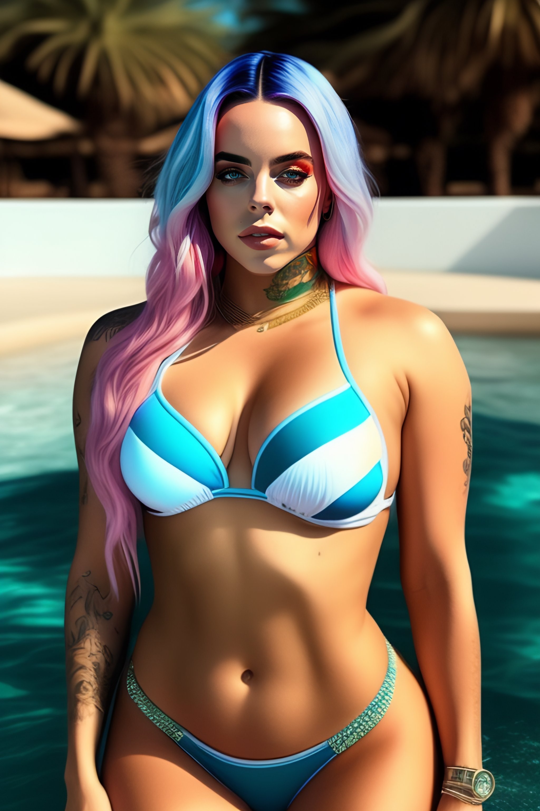 Lexica Billie Eilish Bikini