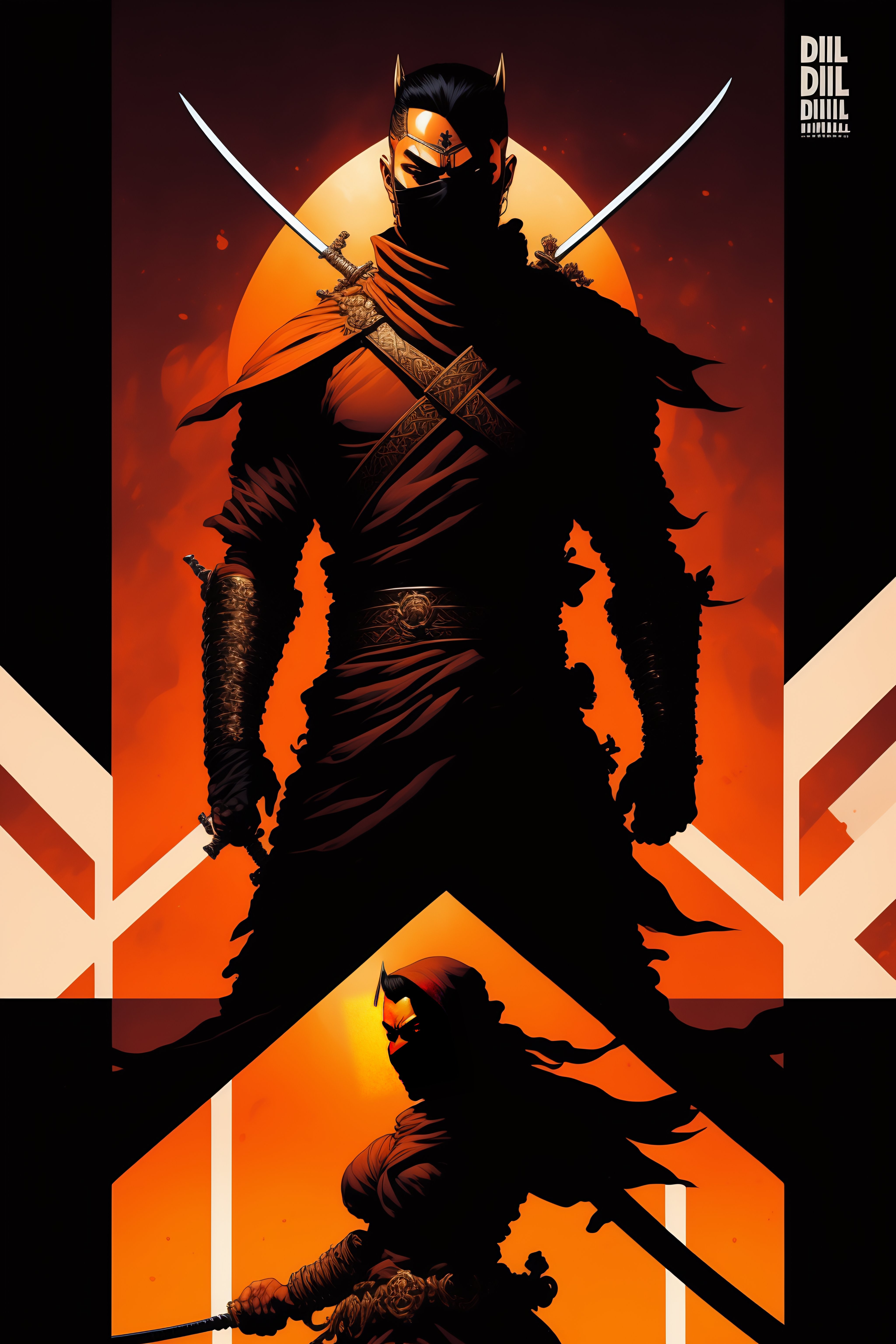 Lexica - UK drill ninja style art, ninja samurai with a sword on the ...