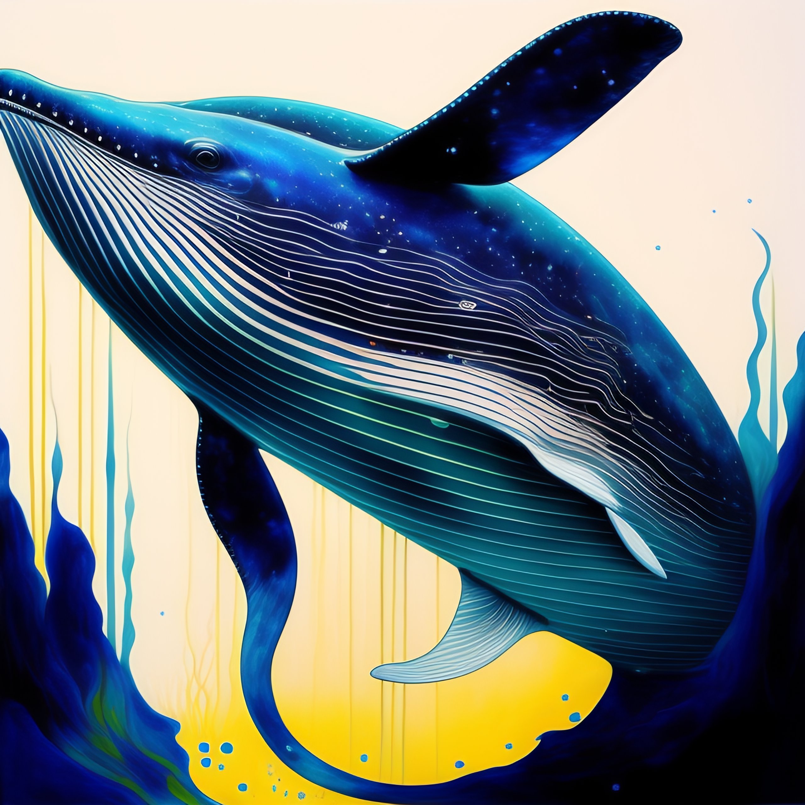 Lexica - Whale, Painting, By Greg Ruthowski, Yoshikata Amano, Yoji 