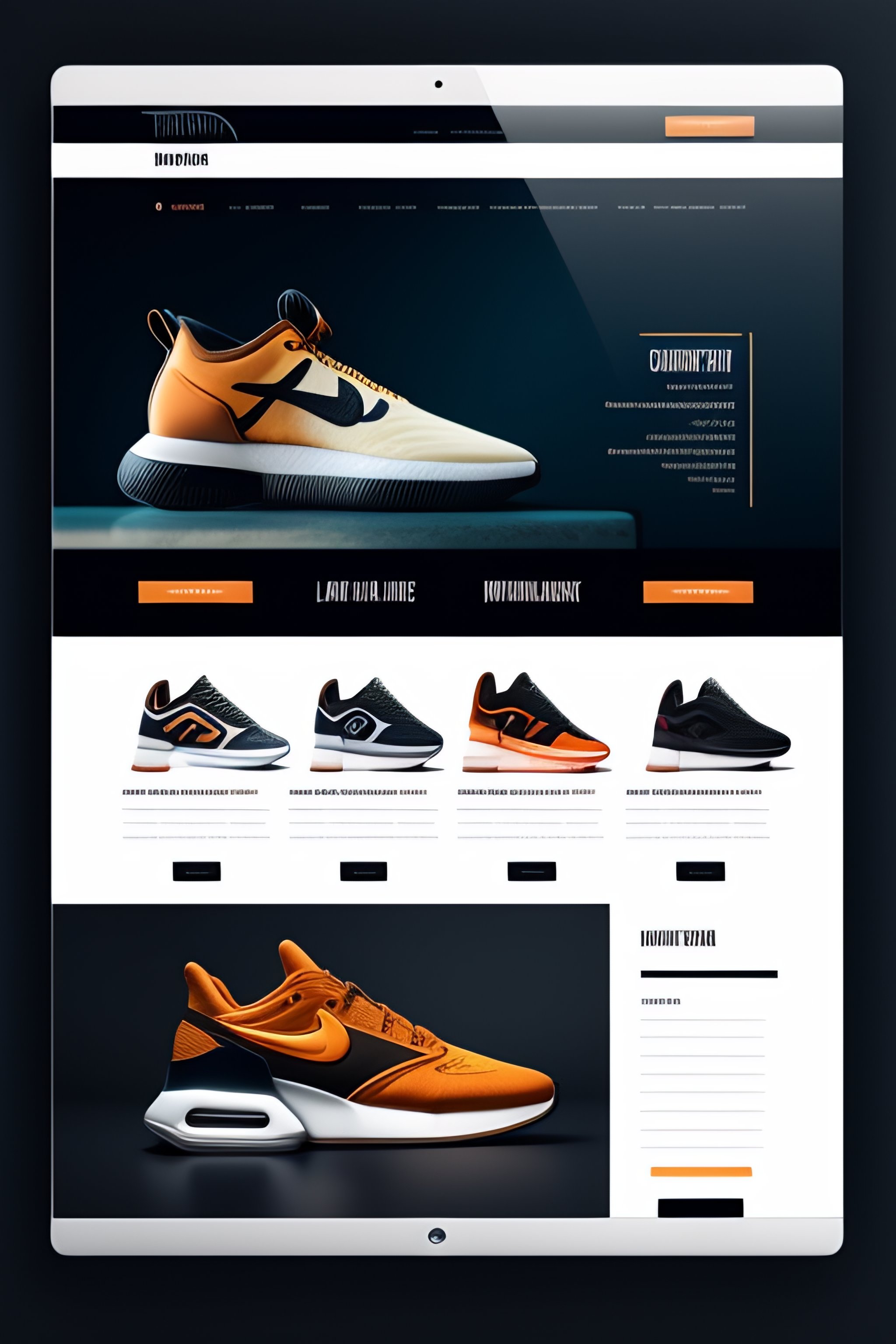 Shoe clearance design website