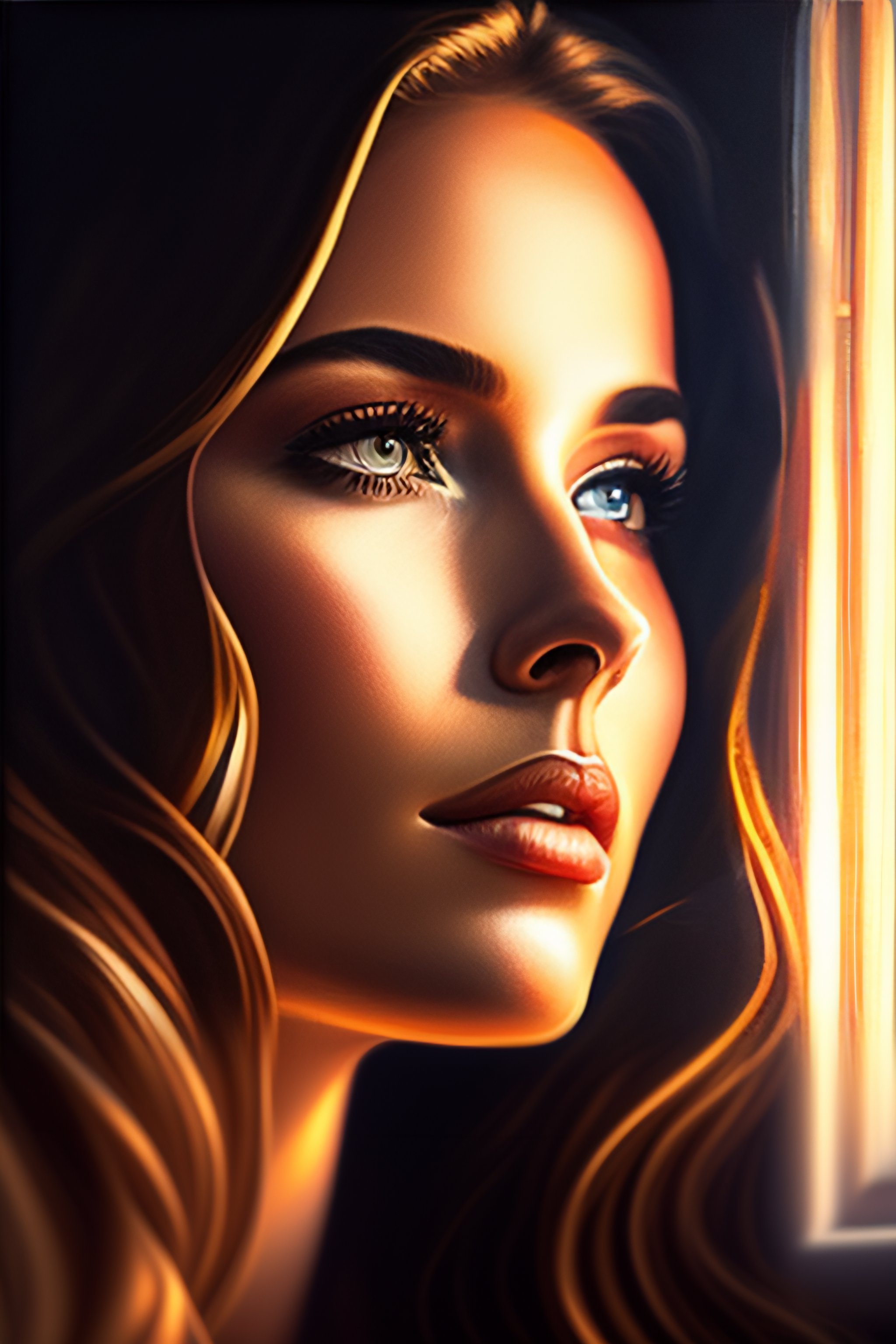 Lexica - ! dream drawing of a very beautiful woman, highly detailed ...