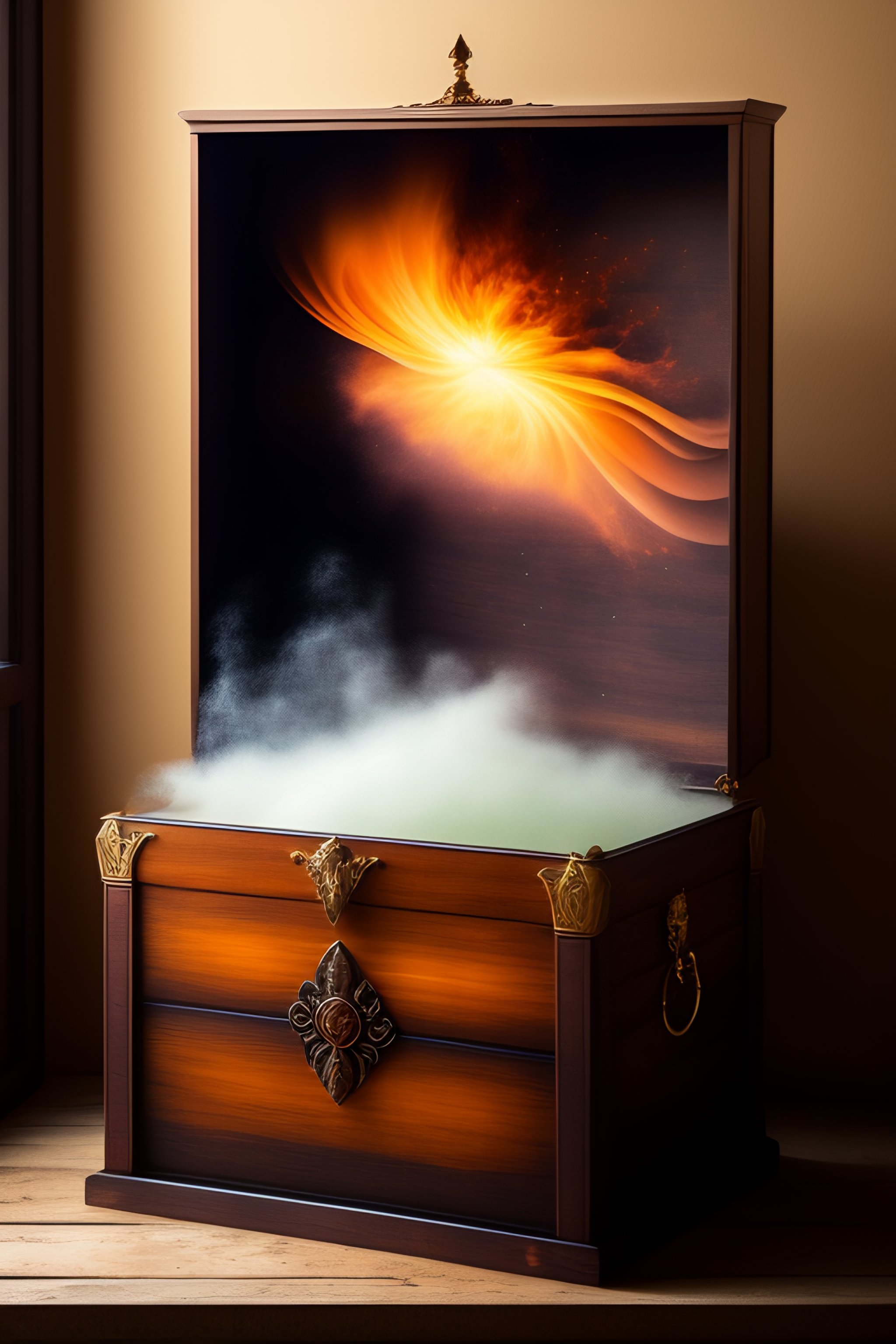 Lexica - Surreal dreams exploding out of an old wooden chest