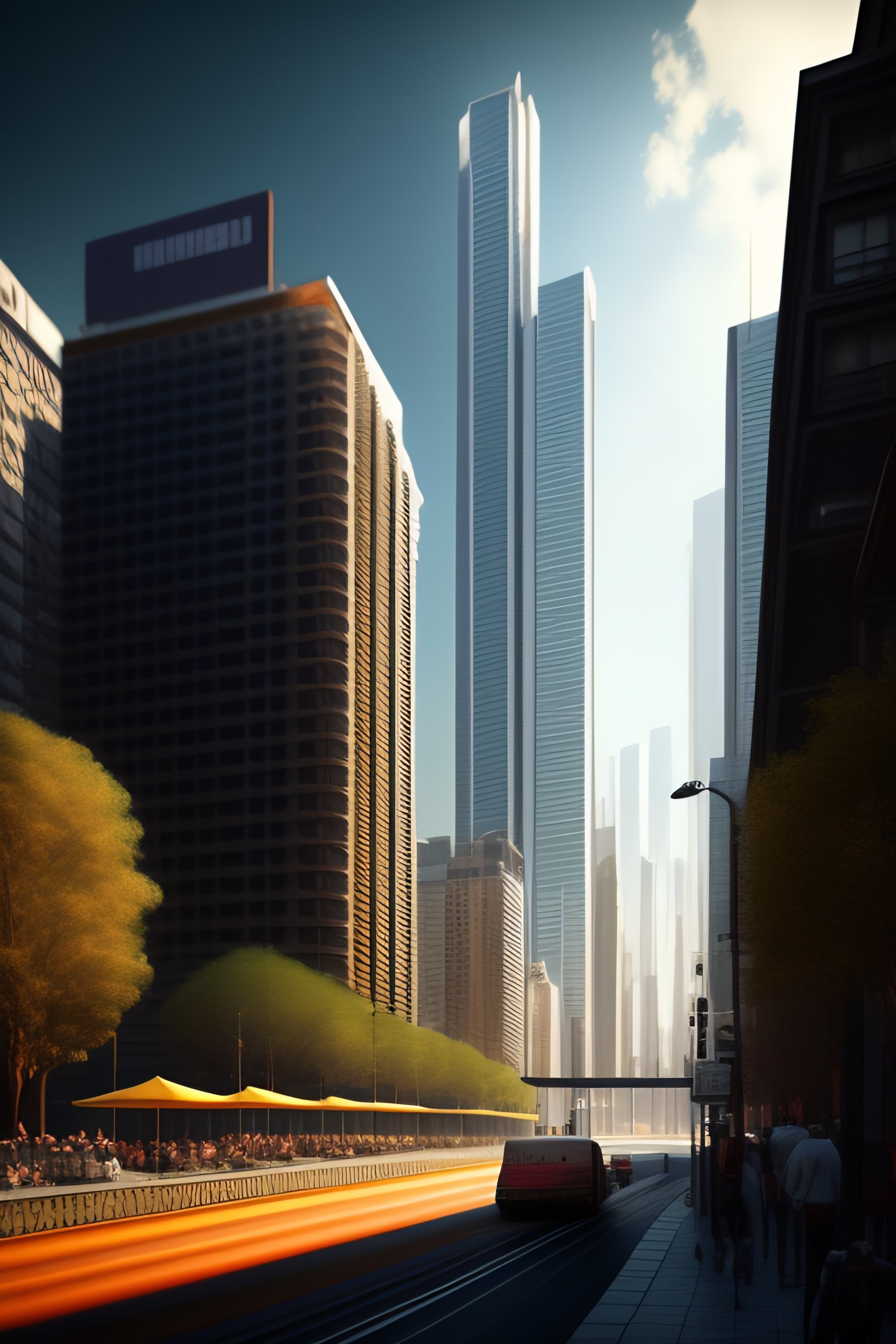 Lexica - Photorealistic of a city.