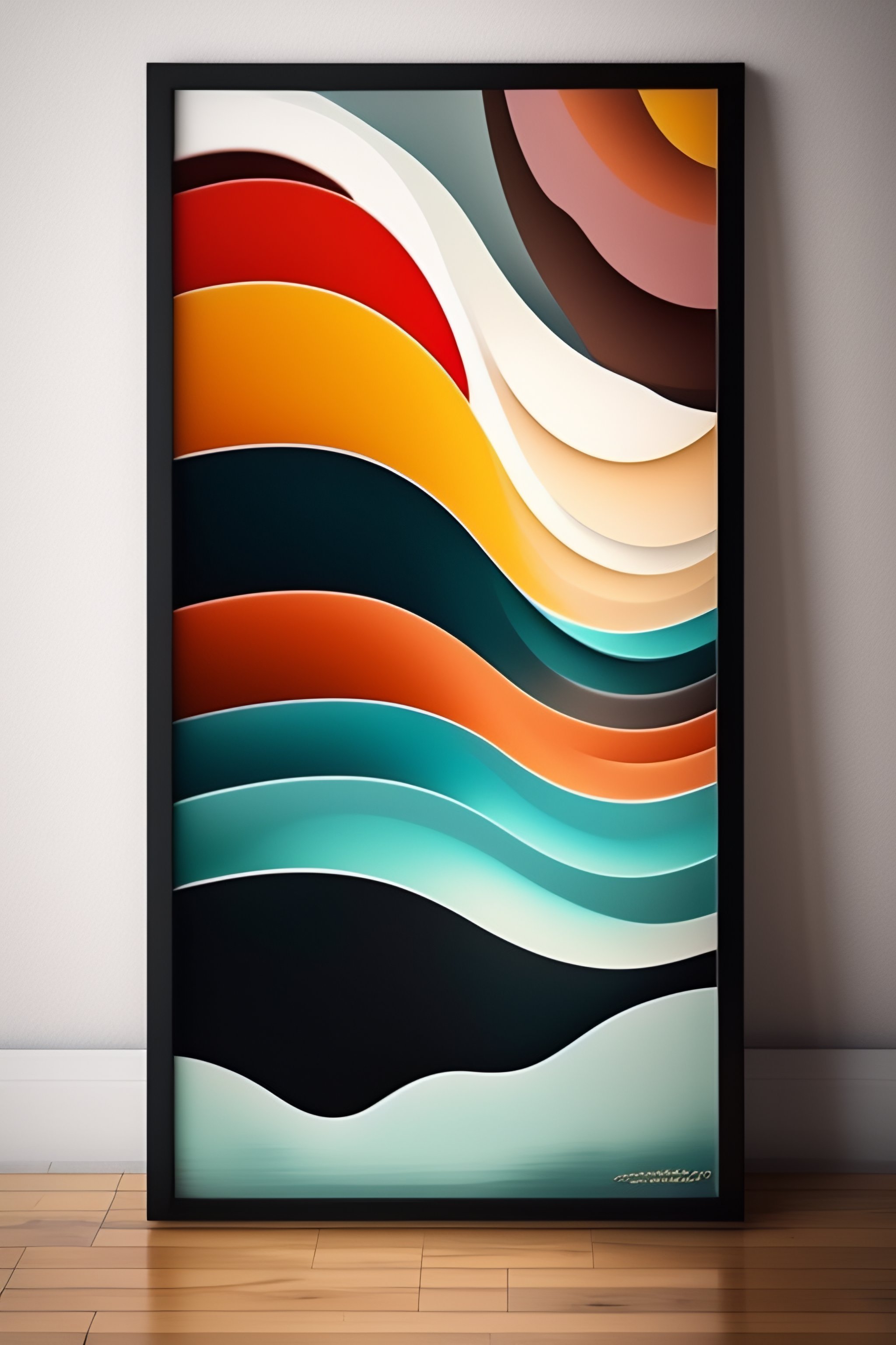 Lexica Mid century modern wall art