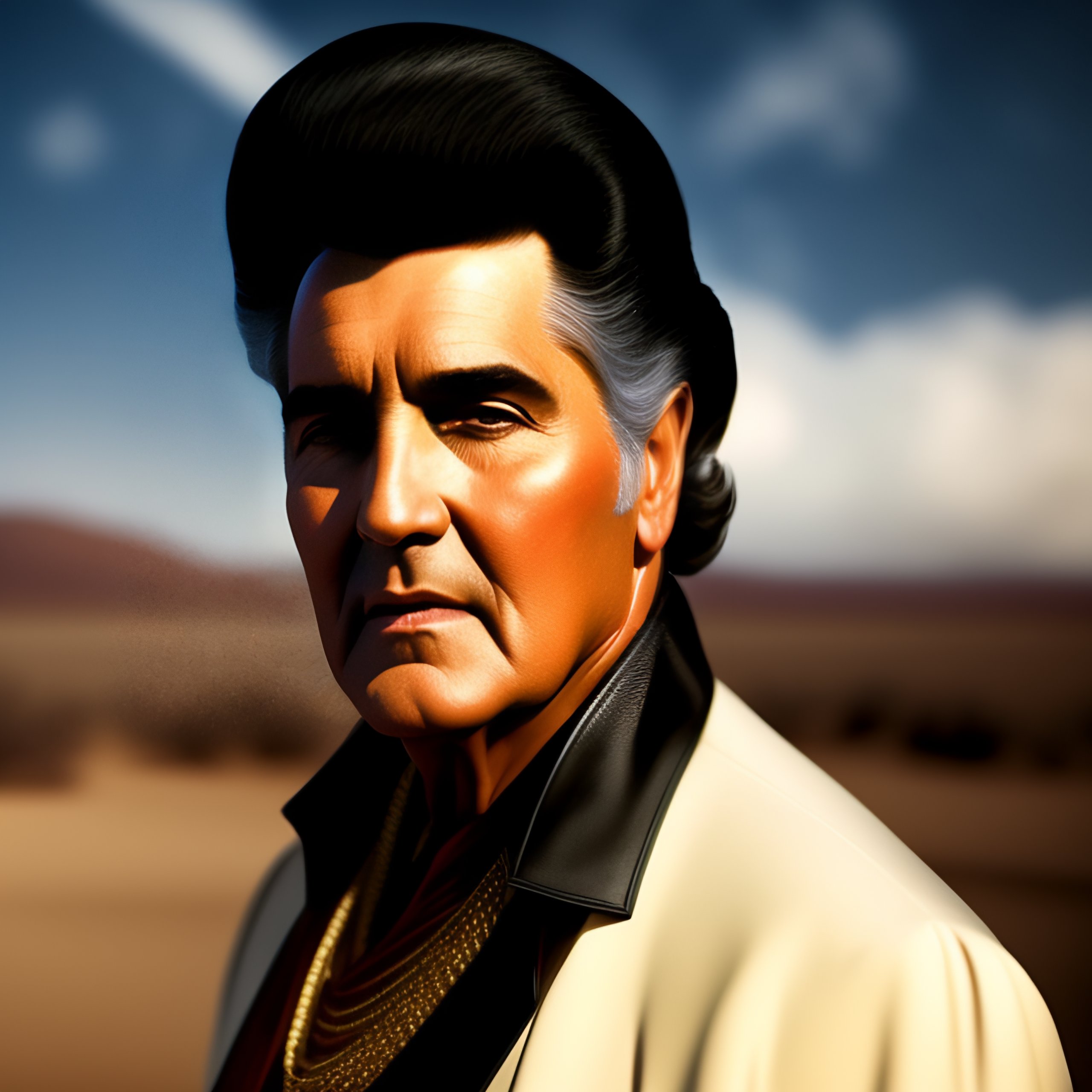 Lexica A very old man that looks exactly like elvis presley