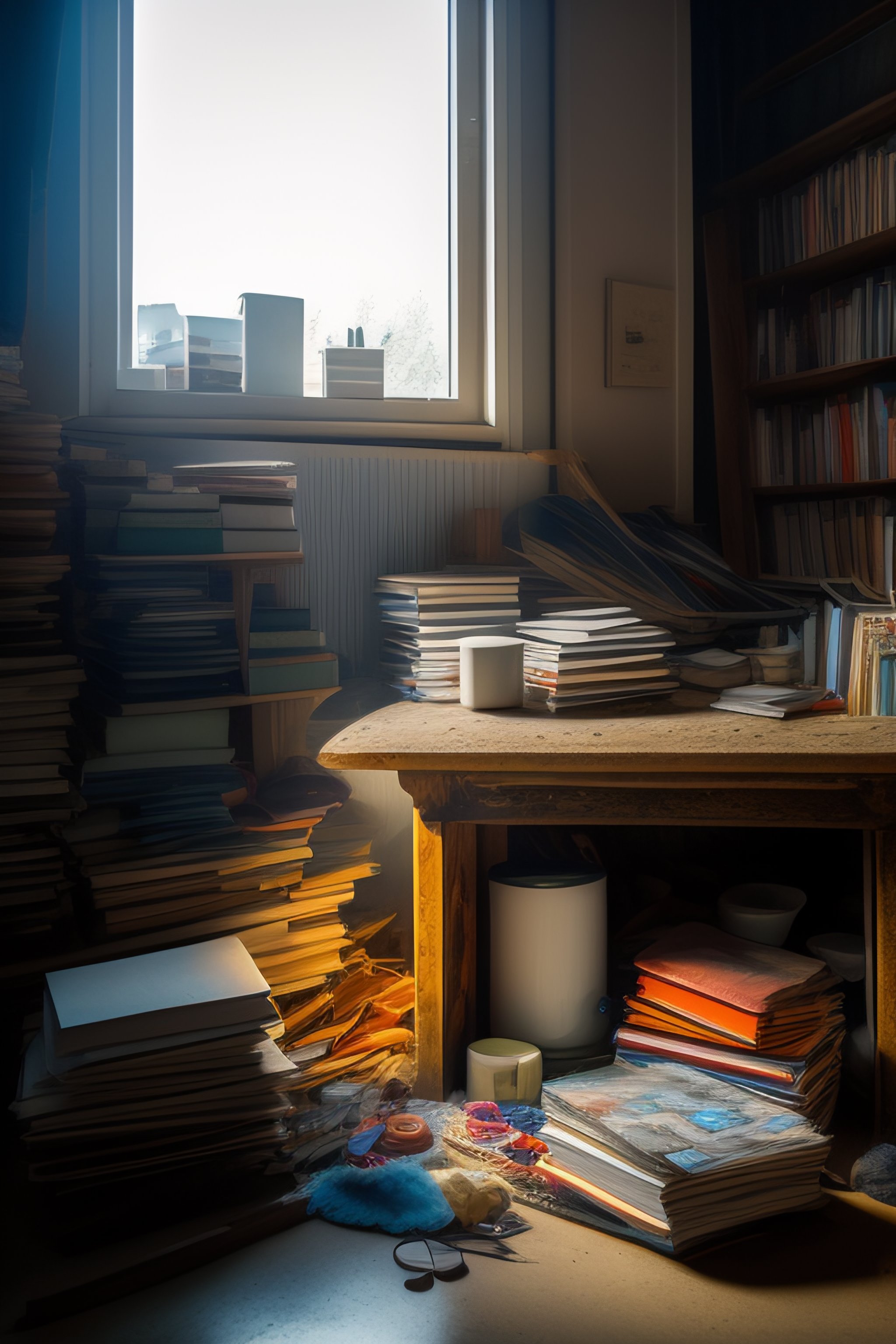 Lexica - A cluttered study bigger on the inside