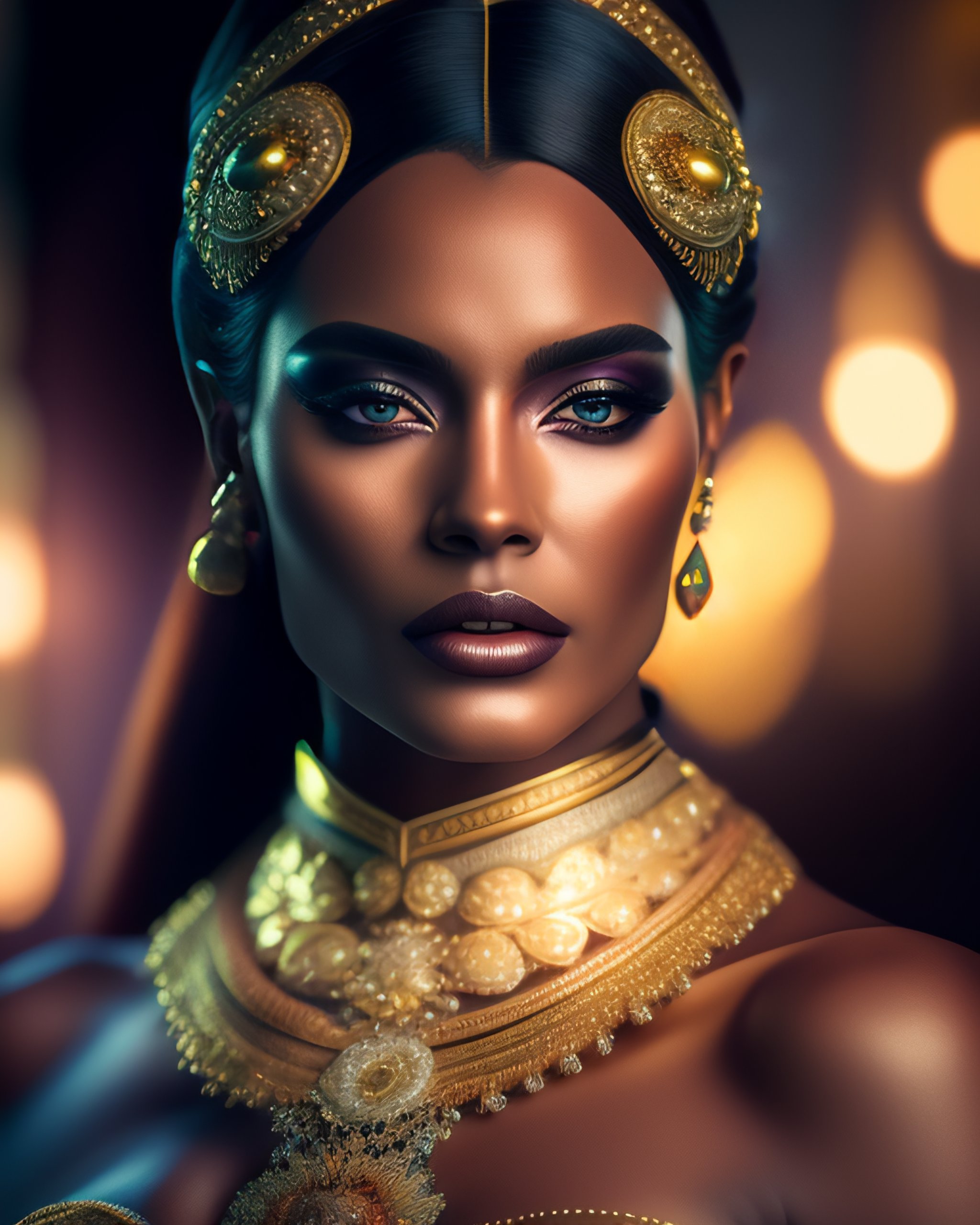 Lexica - Portrait shot of beautiful woman wearing Venetian mask, shot ...