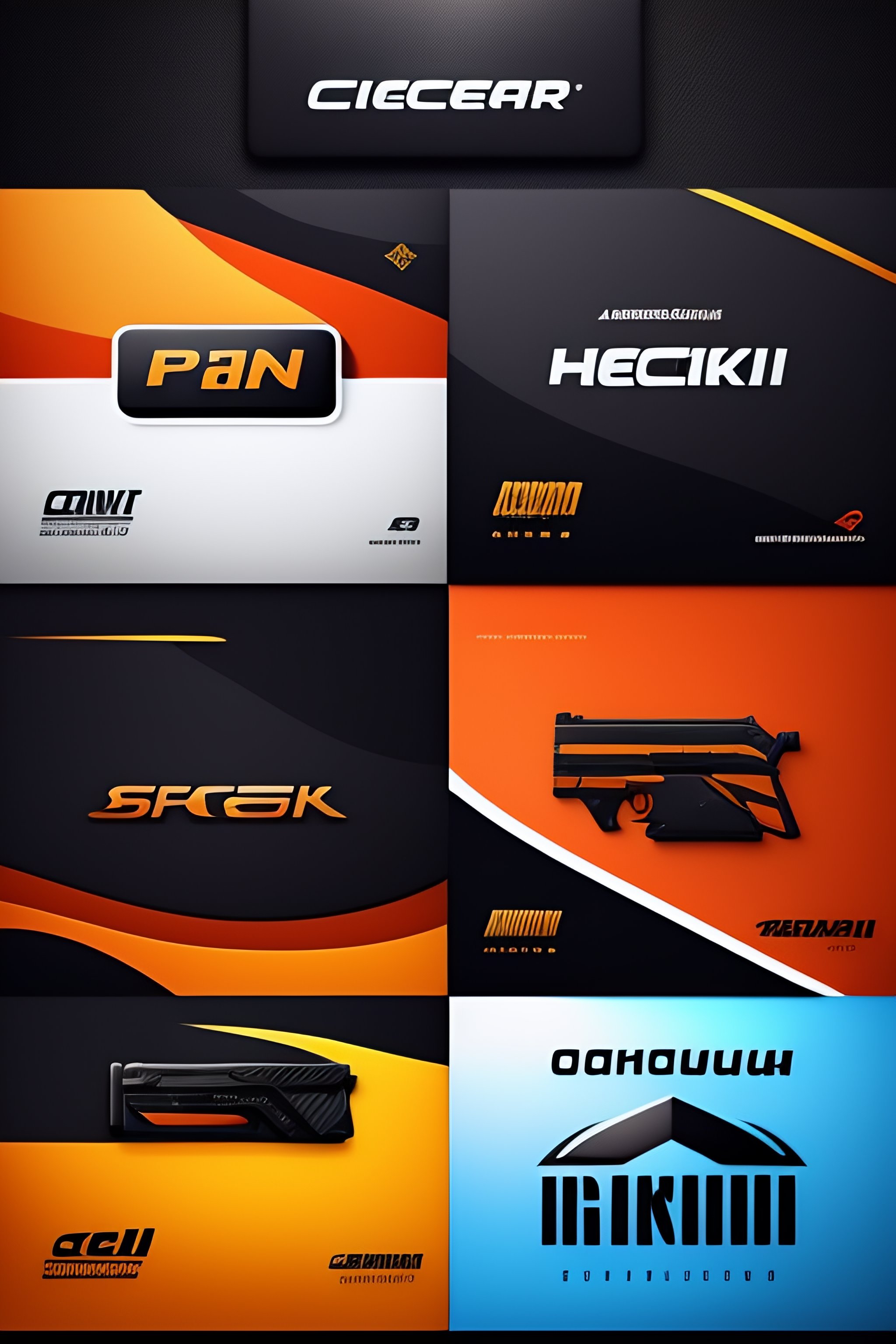 Lexica - Create counter strike logo for site