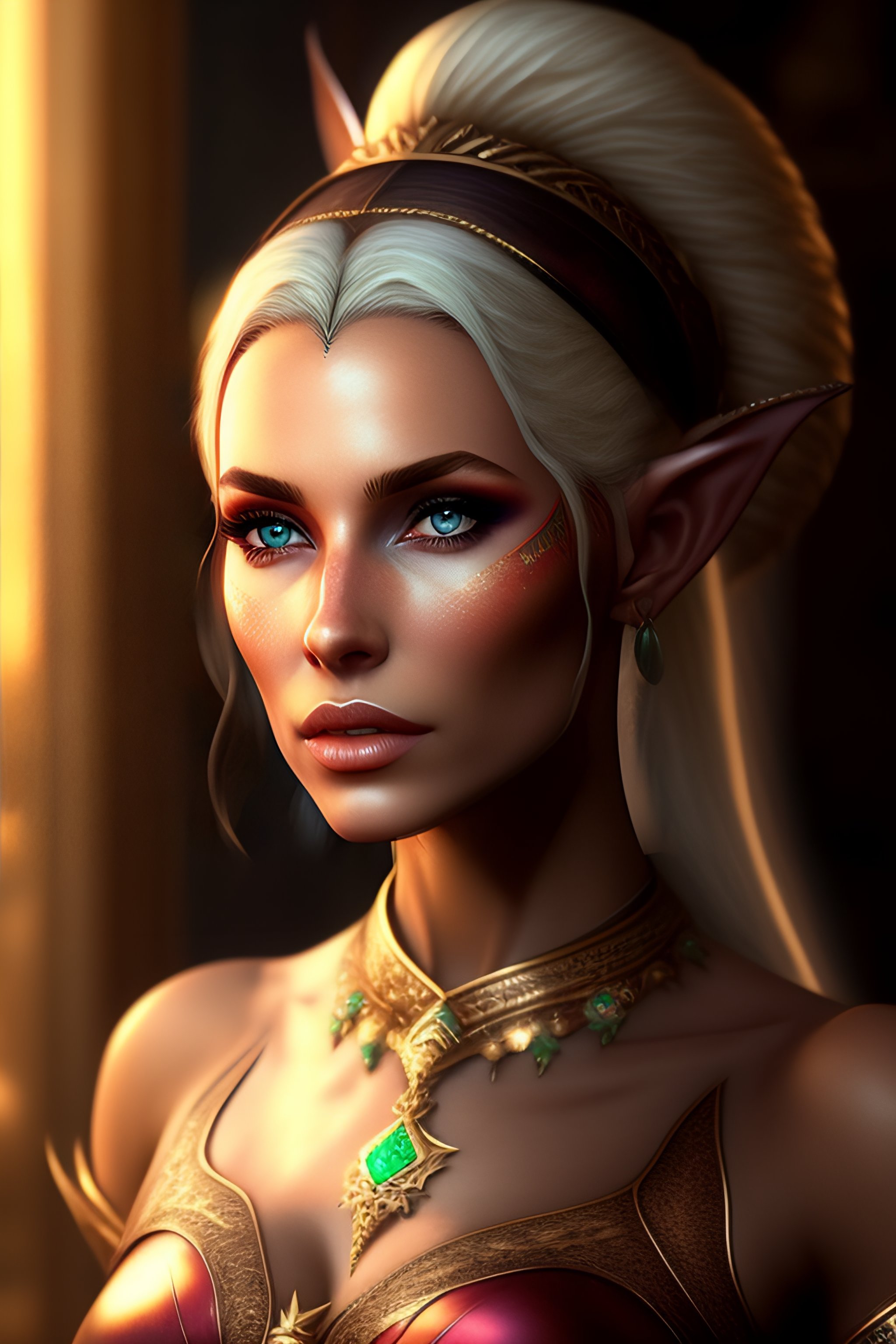 Lexica Beautiful Elf Female 