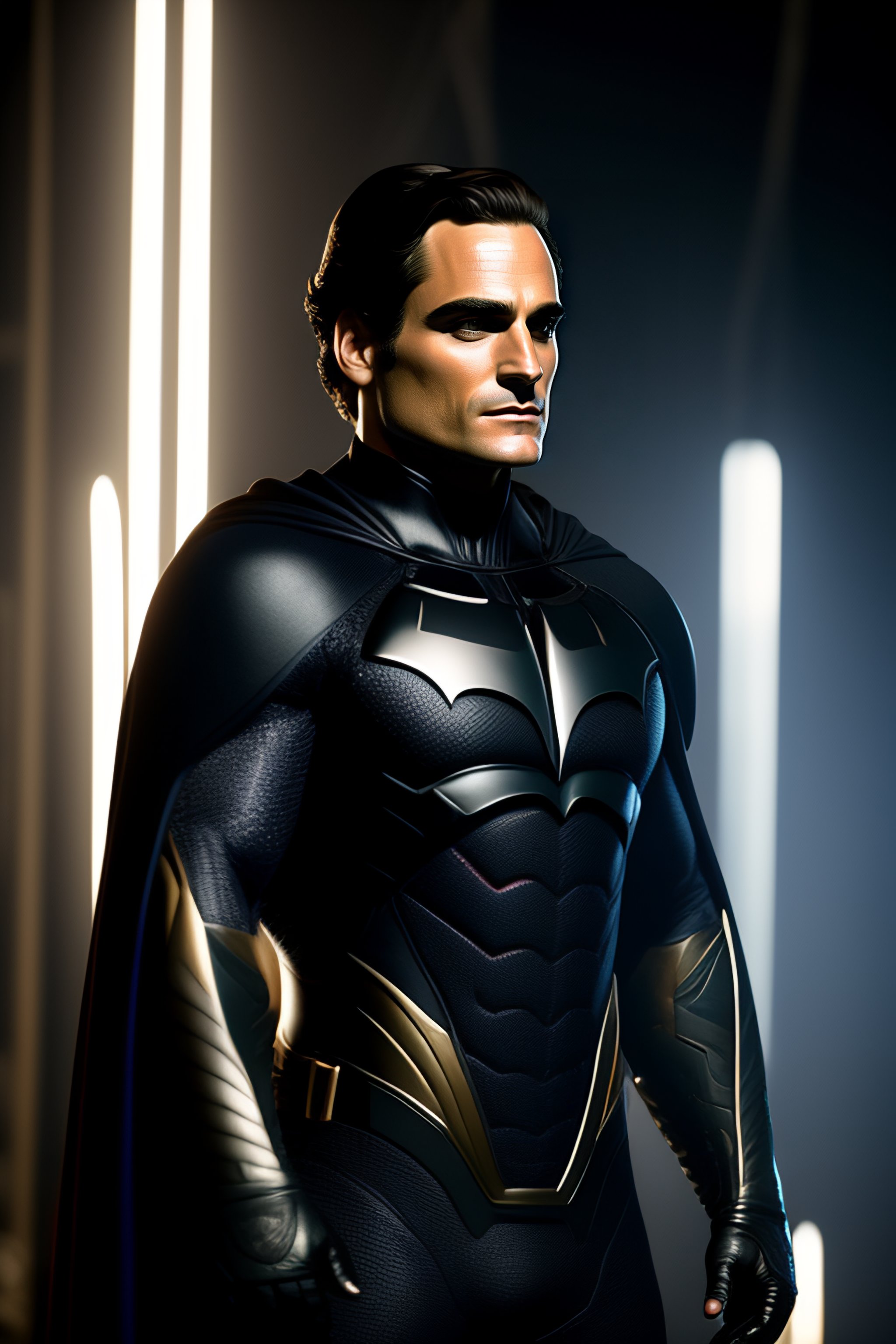 Lexica - Joaquin Phoenix as bruce wayne with batsuit in batman movie ...