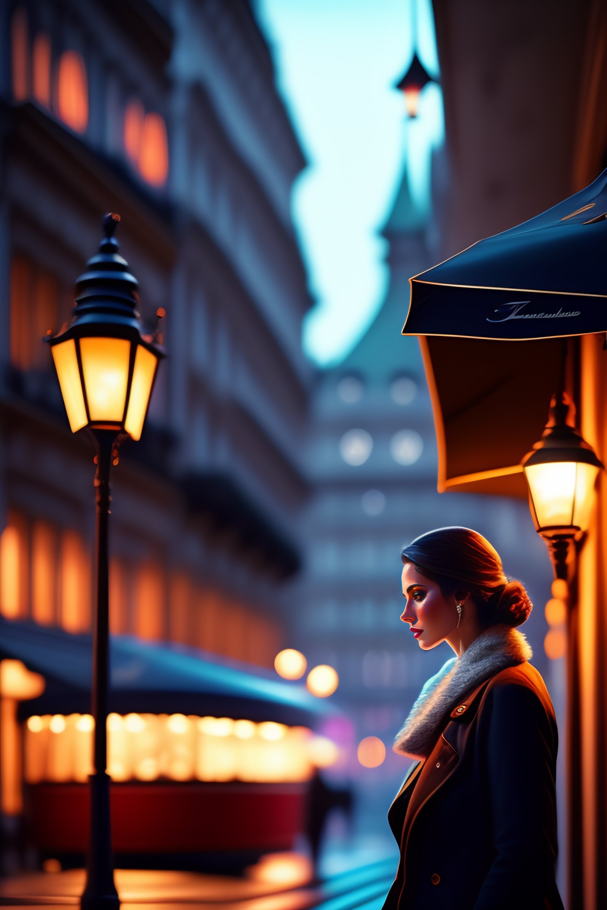 Lexica Aesthetic! stunning portrait of a woman in a serene zürich