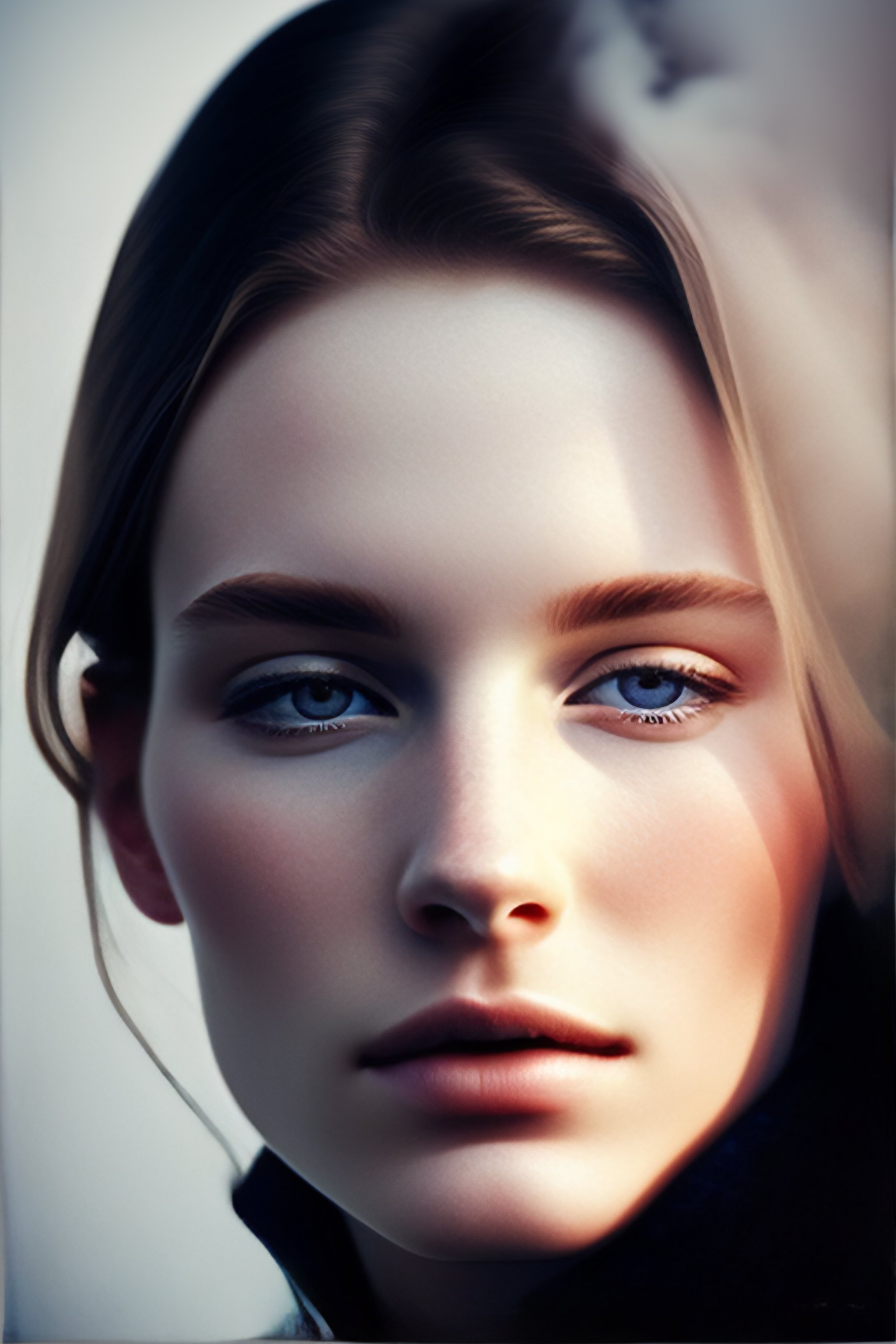 Lexica - Out of focus photorealistic portrait of a beautiful ...