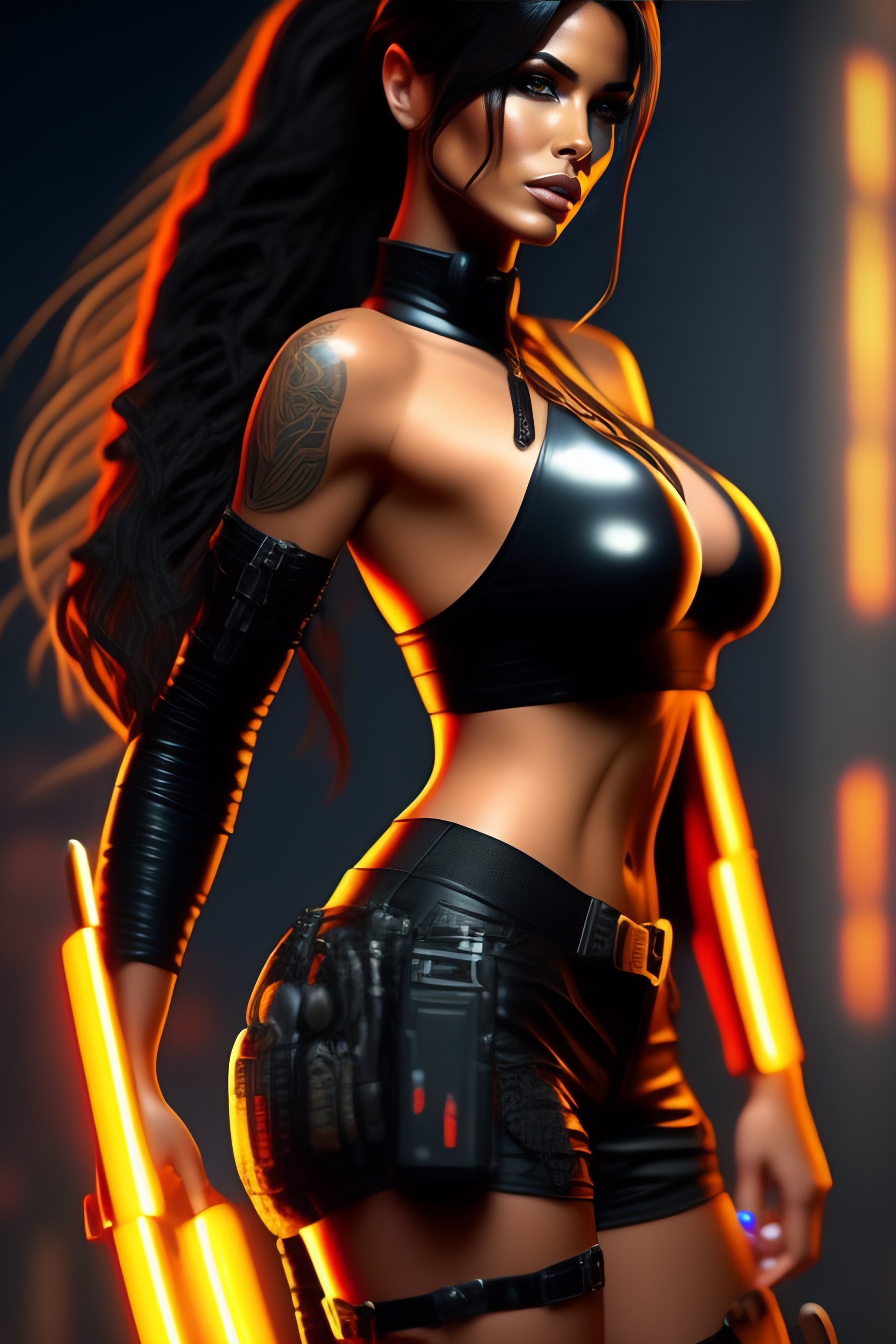 Lara croft cyberpunk фото 25