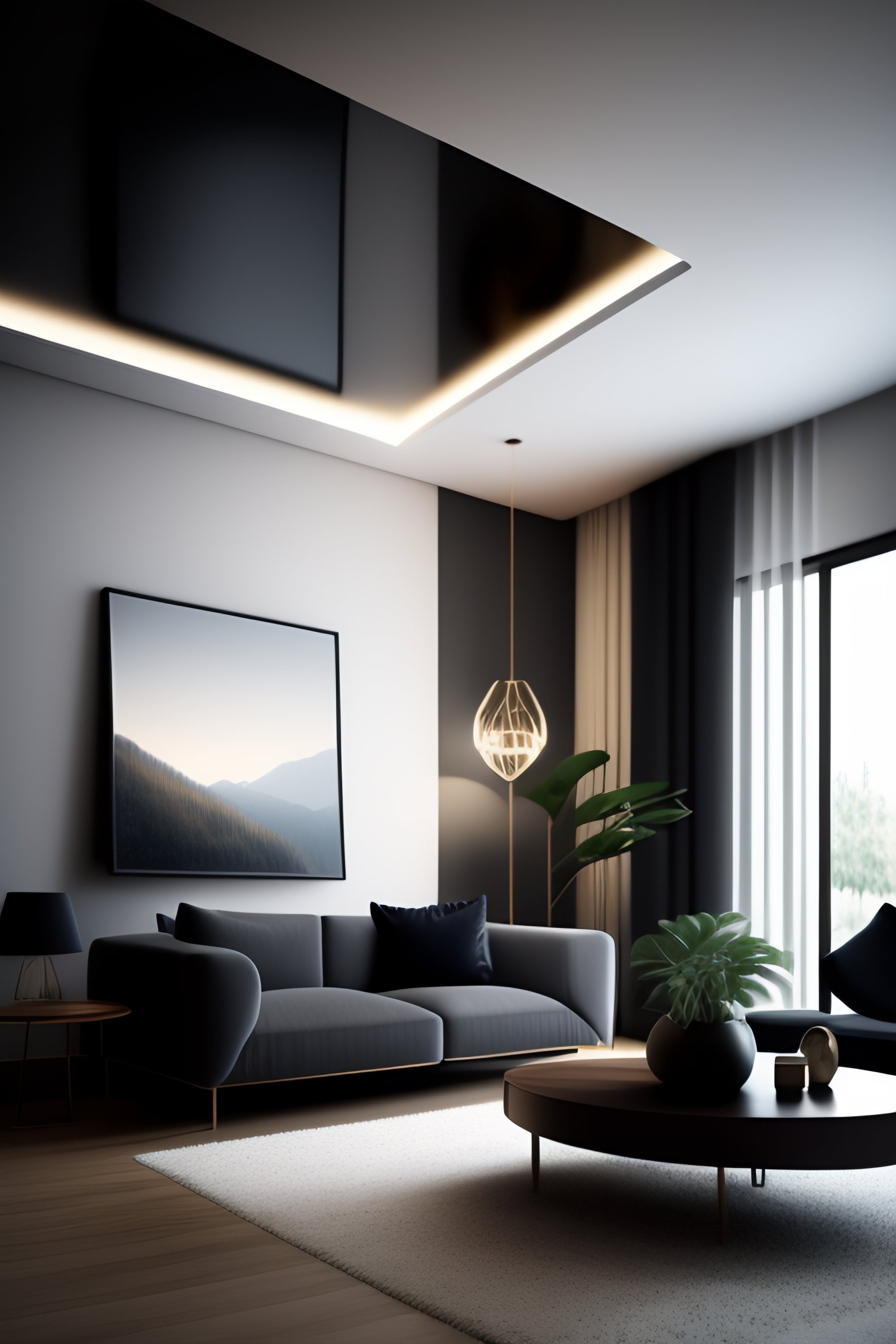 Lexica - Minimalist living room