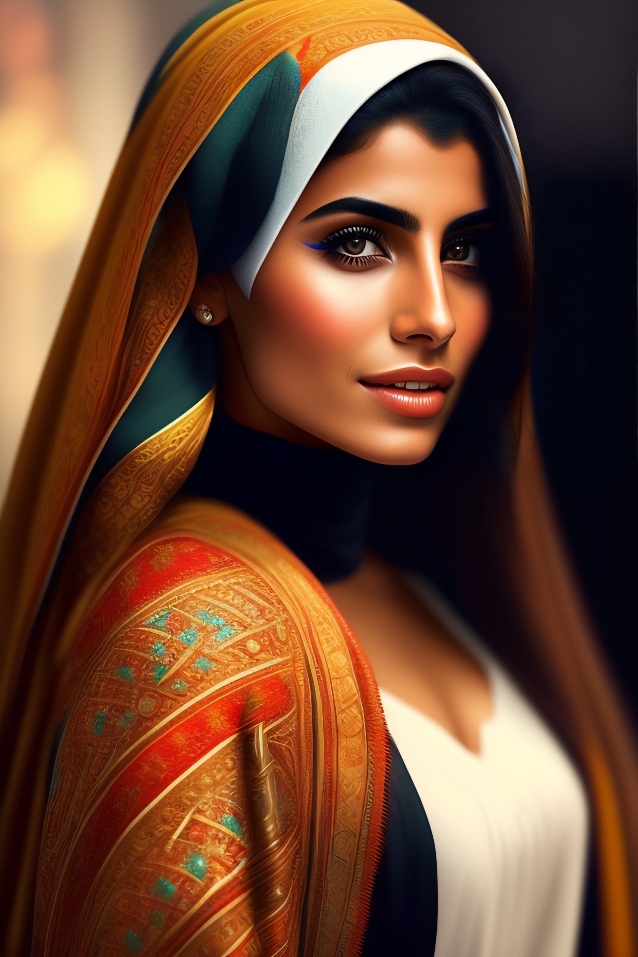 lexica-middle-eastern-girl-in-modern-fashion