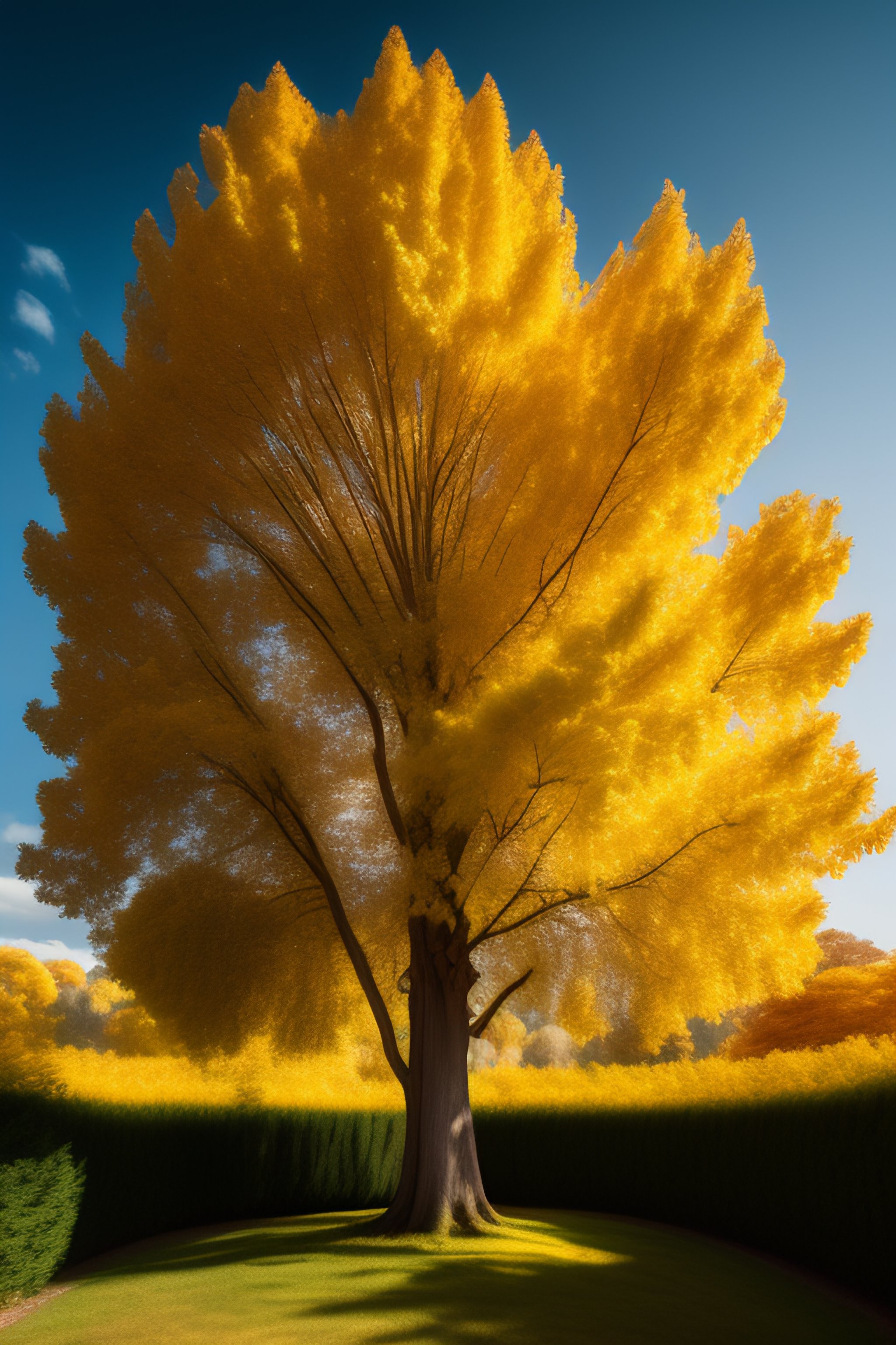 Lexica - Tree with golden leaves