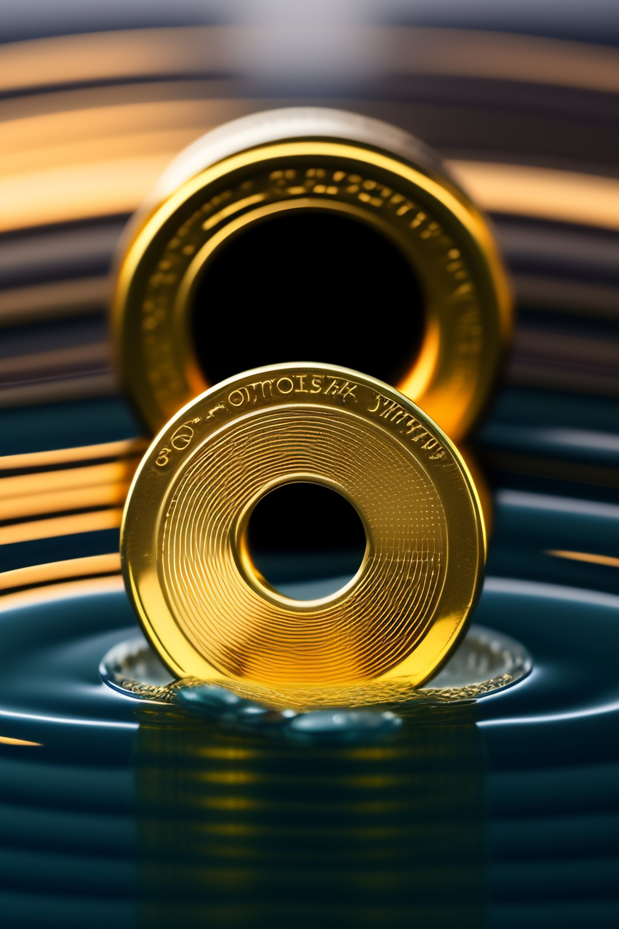 Lexica - Coins floating into a hole. Make the coins a dollar sign ...