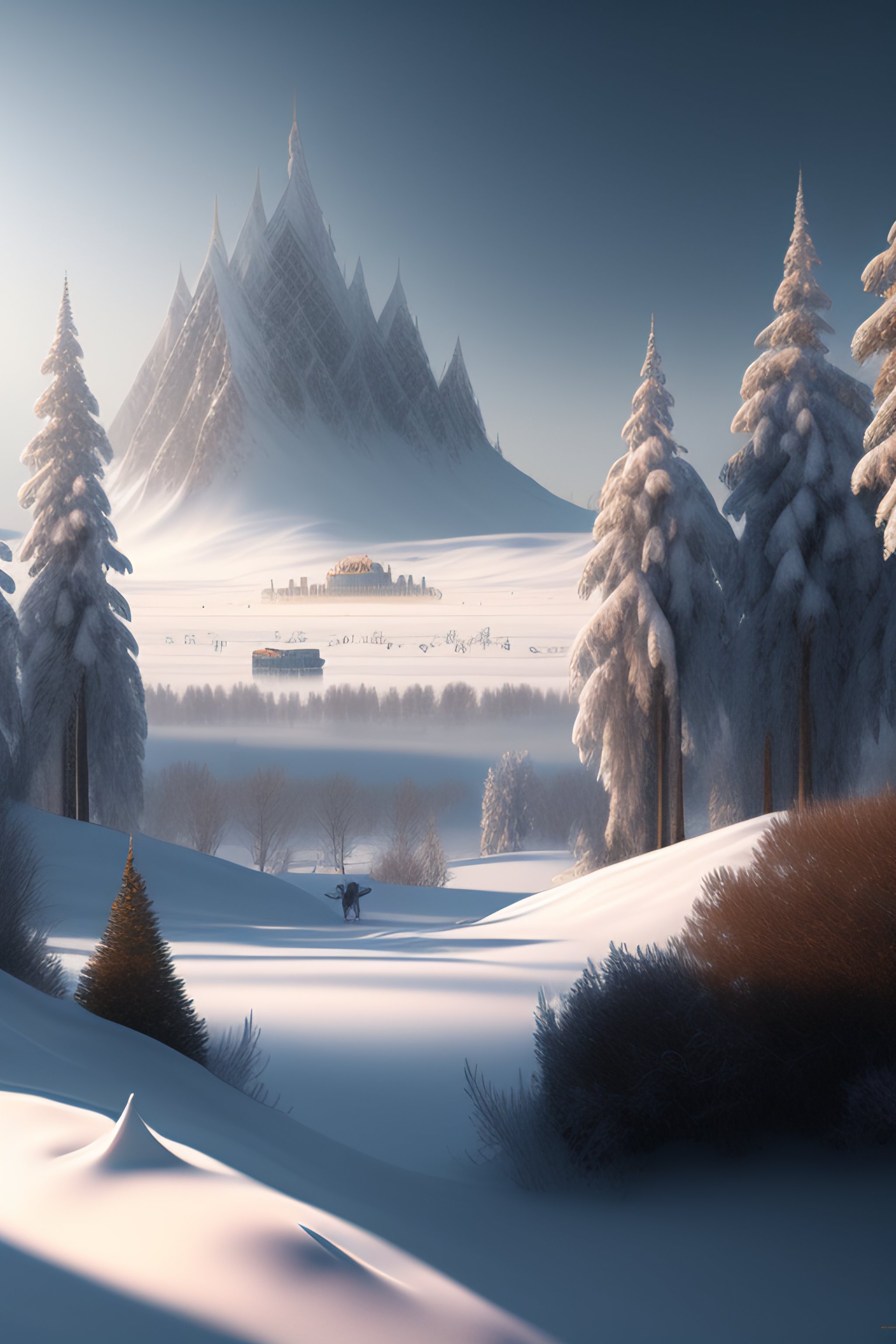 Winter Landscape by Artistic Expression