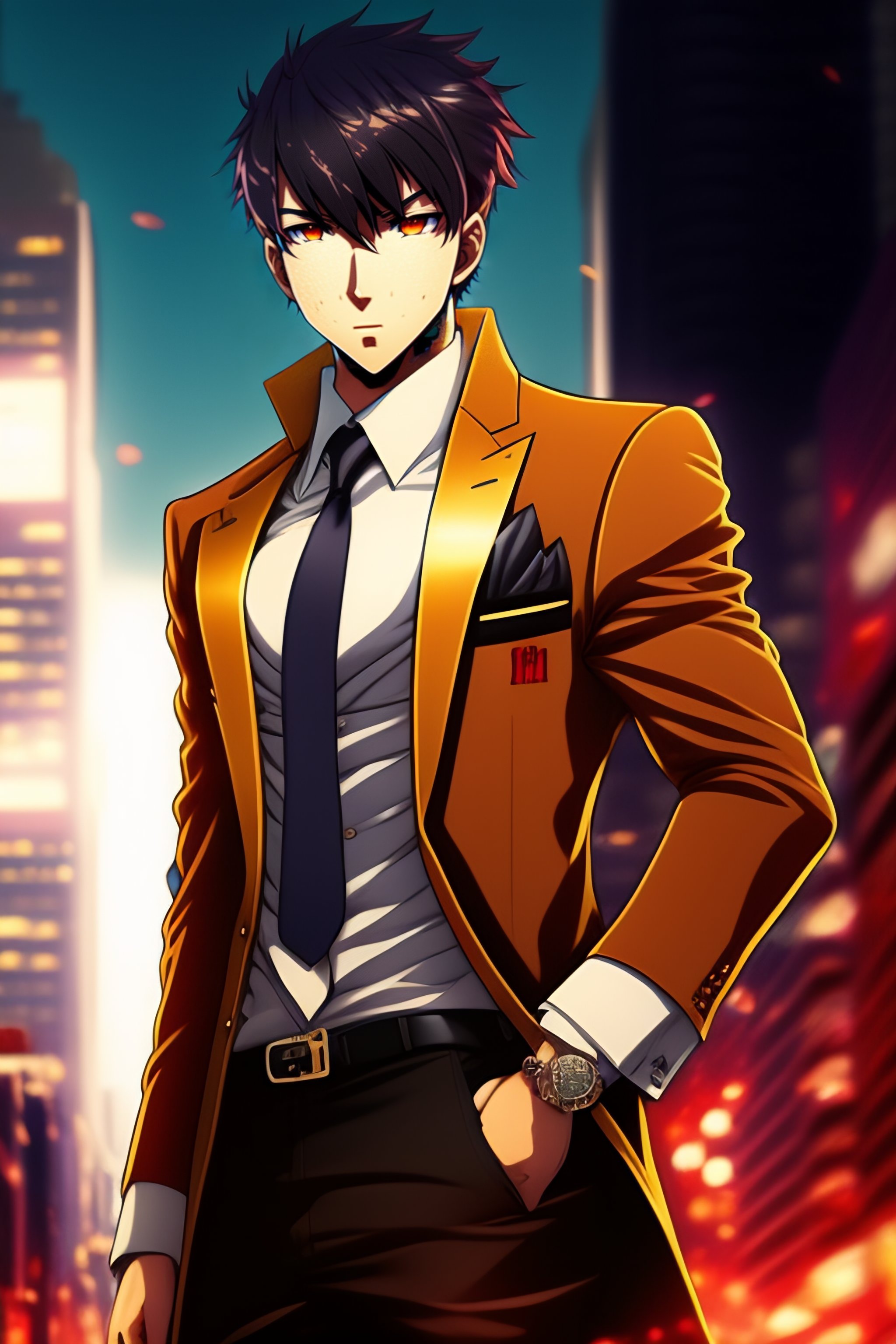 anime guy suit