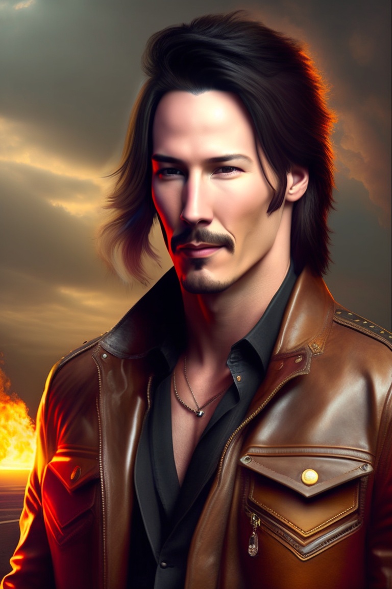 Lexica - Keanu Reeves as a punk rock star