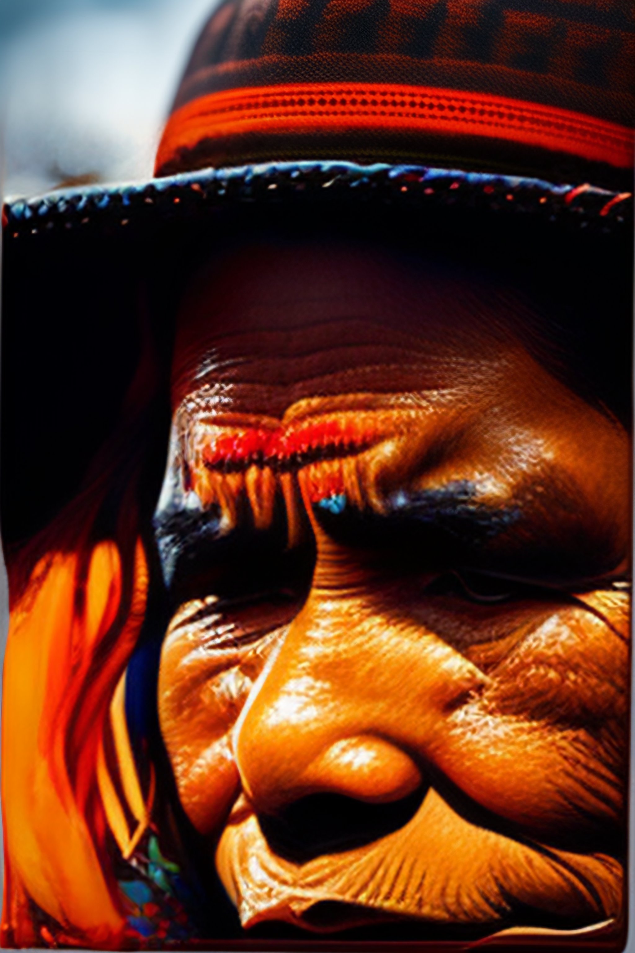 Lexica - Indigenous people crying