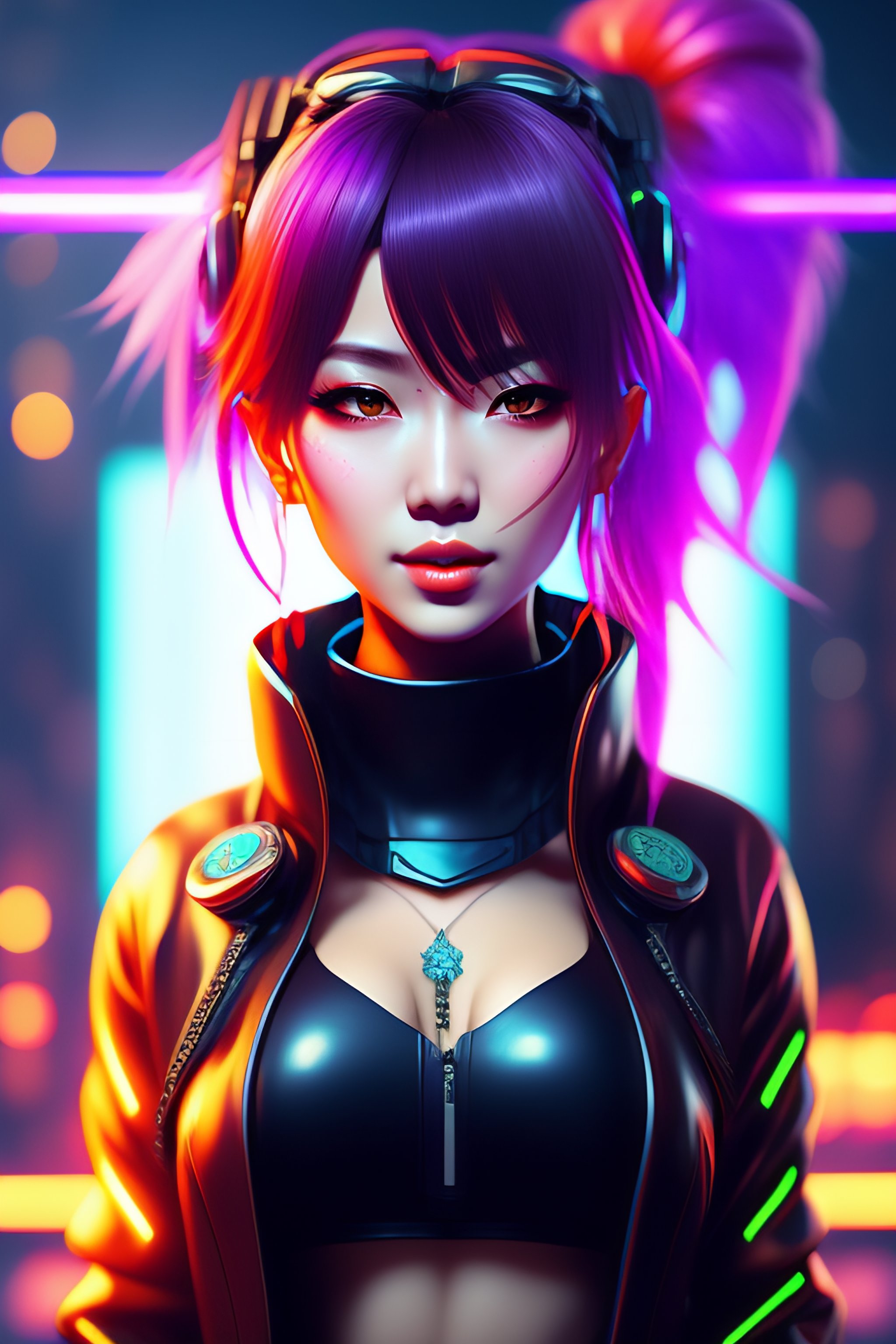 Lexica Cyberpunk Anime Girl 8694