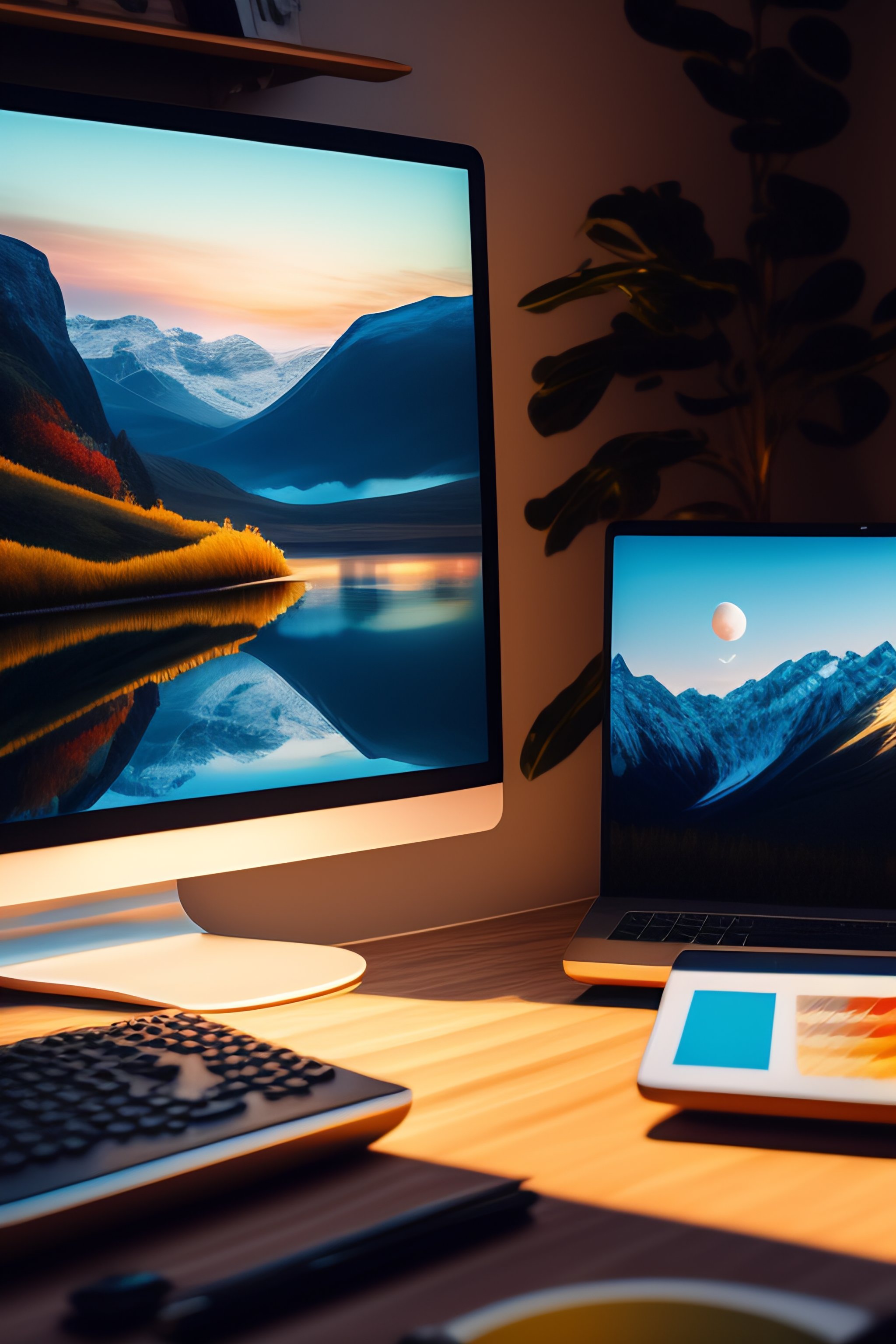Lexica - A photo of graphic design studio that looks very real