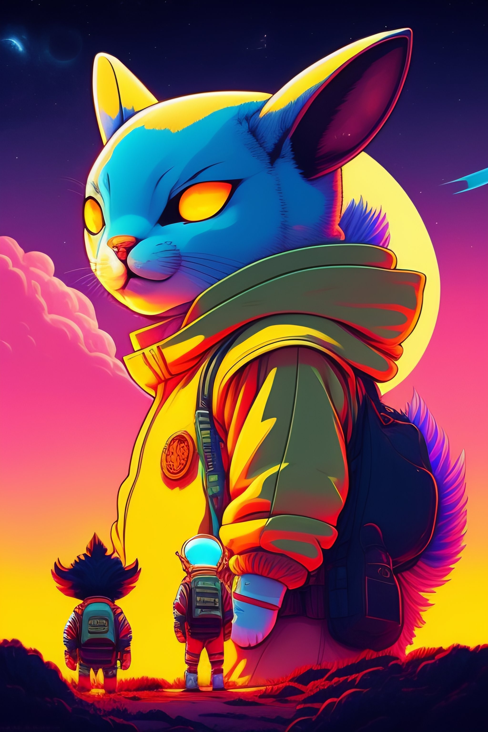 Lexica - Photo of fusion of a huge savage rabit monster with an alien ...