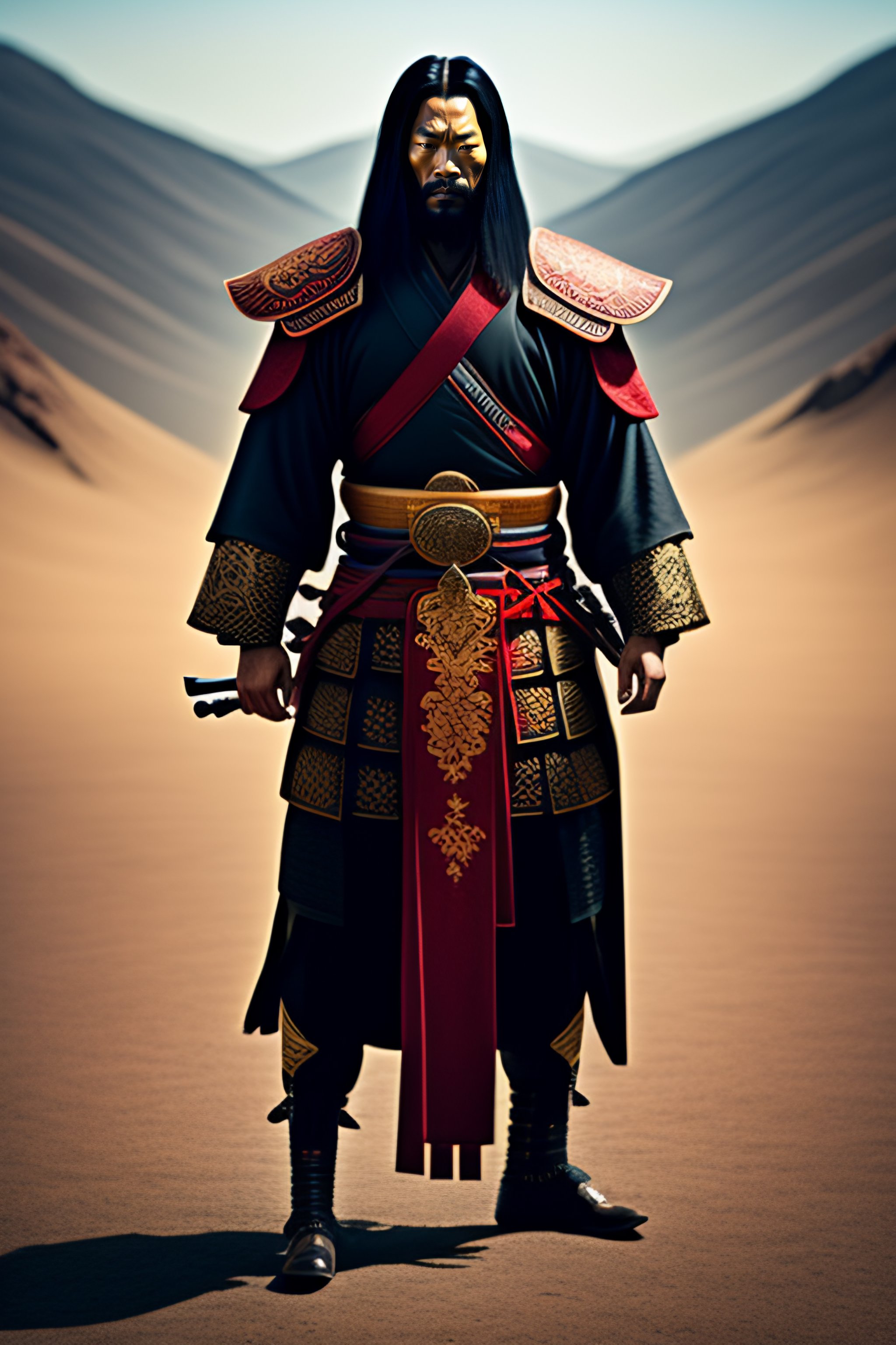 Lexica - Samurai in a ready stance