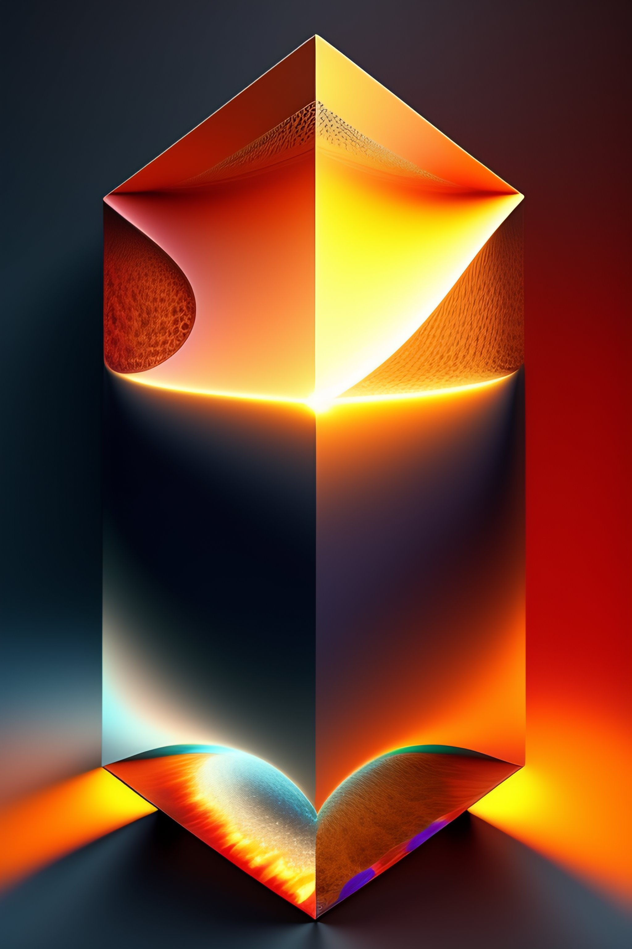 Lexica - Generate an abstract image using shadows to add depth and ...