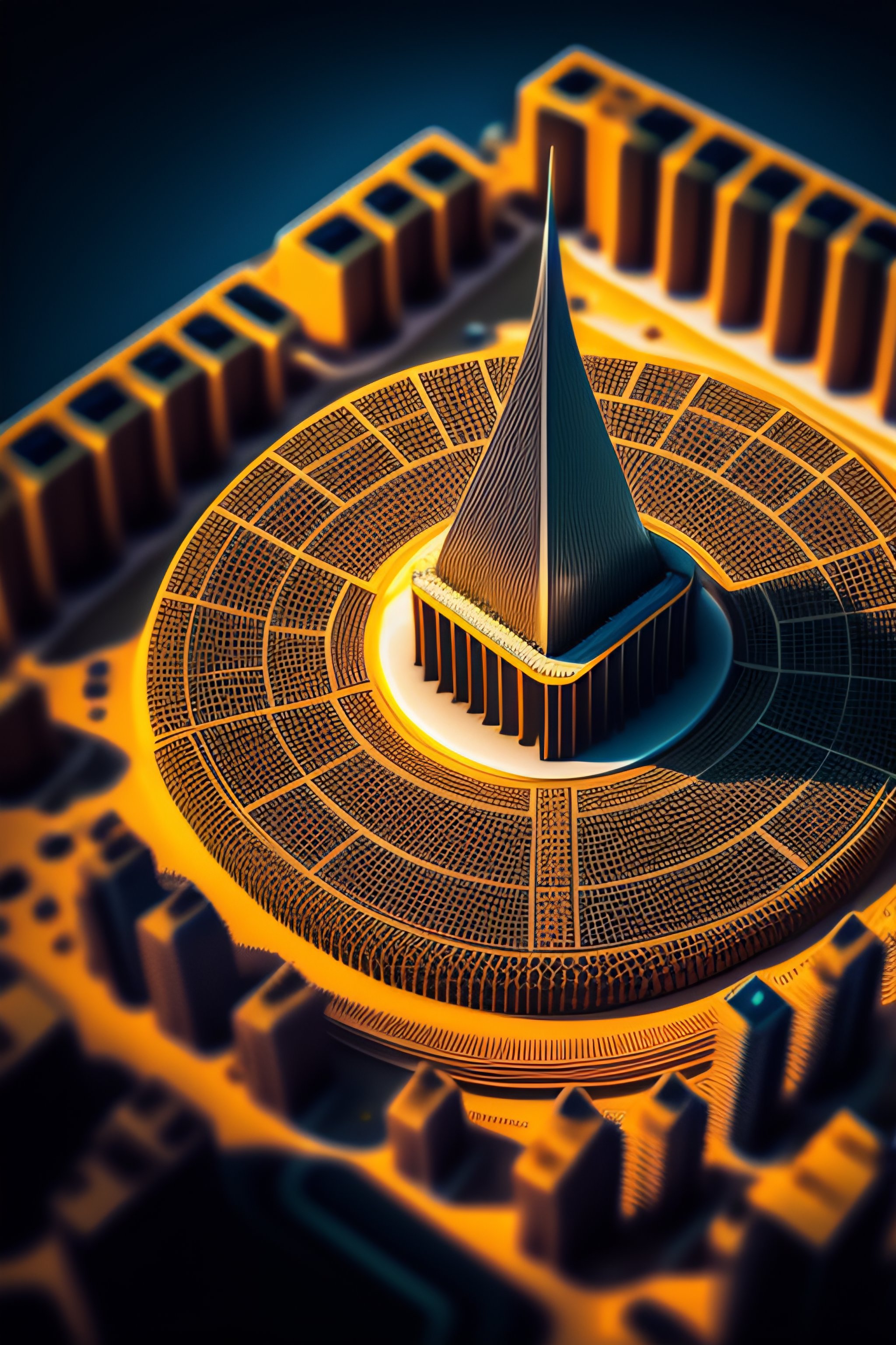 Lexica - Radio wave propagation in a dense city, view from above ...