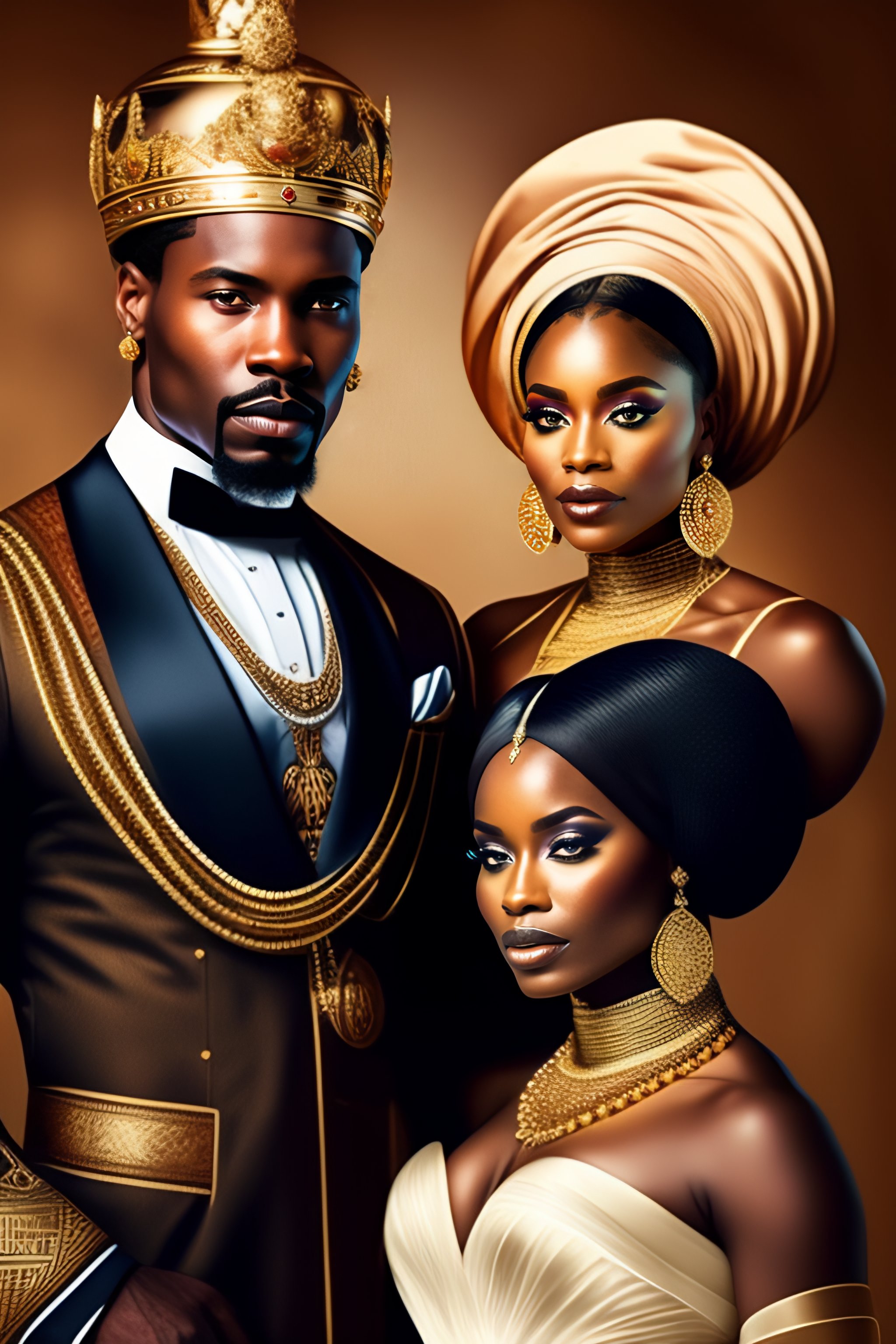 Lexica Rich Royal African King And Queen